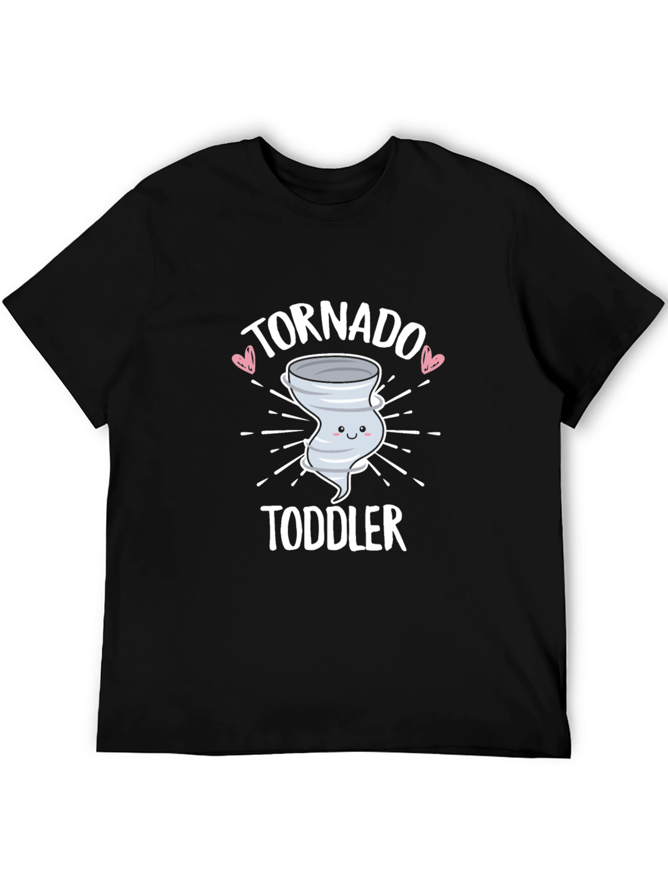 Tornado Toddler Black Cotton T-Shirt