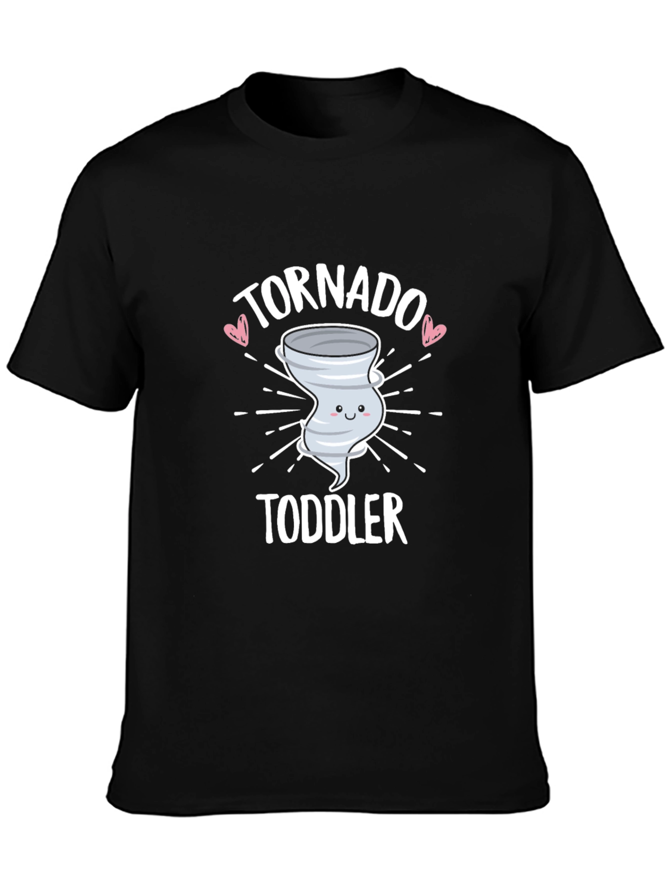 Tornado Toddler Black Cotton T-Shirt