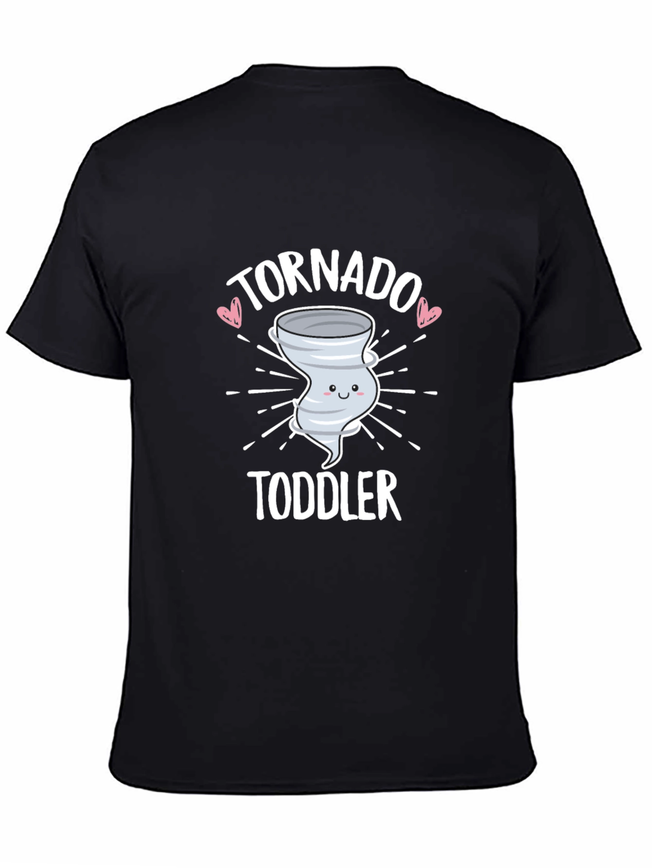 Tornado Toddler Black Cotton T-Shirt
