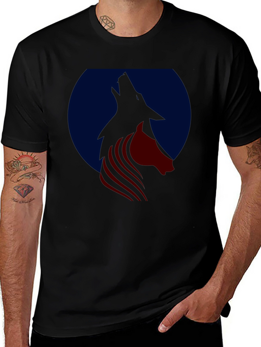 Wolf Silhouette Graphic Tee