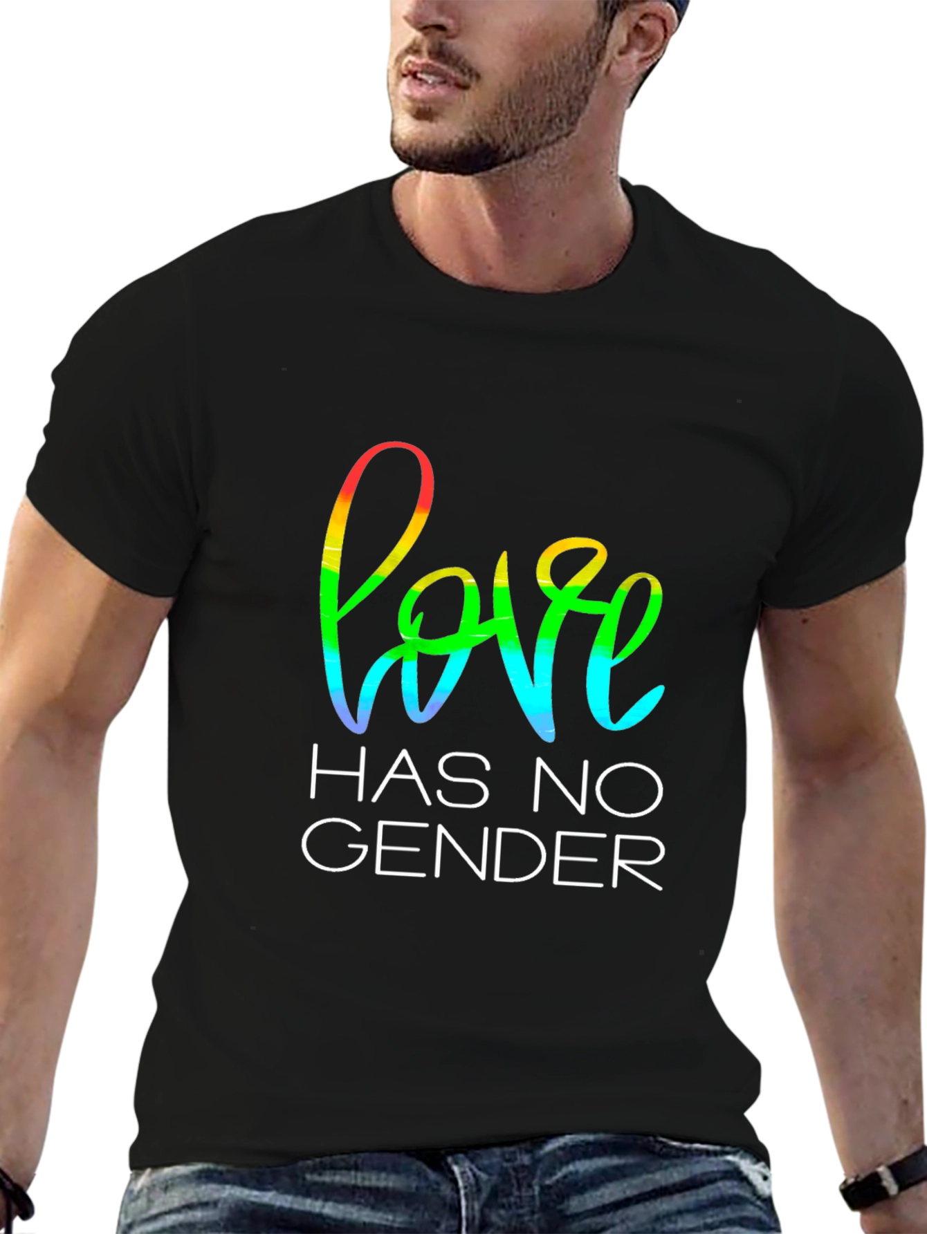 Love Has No Gender Black T-Shirt