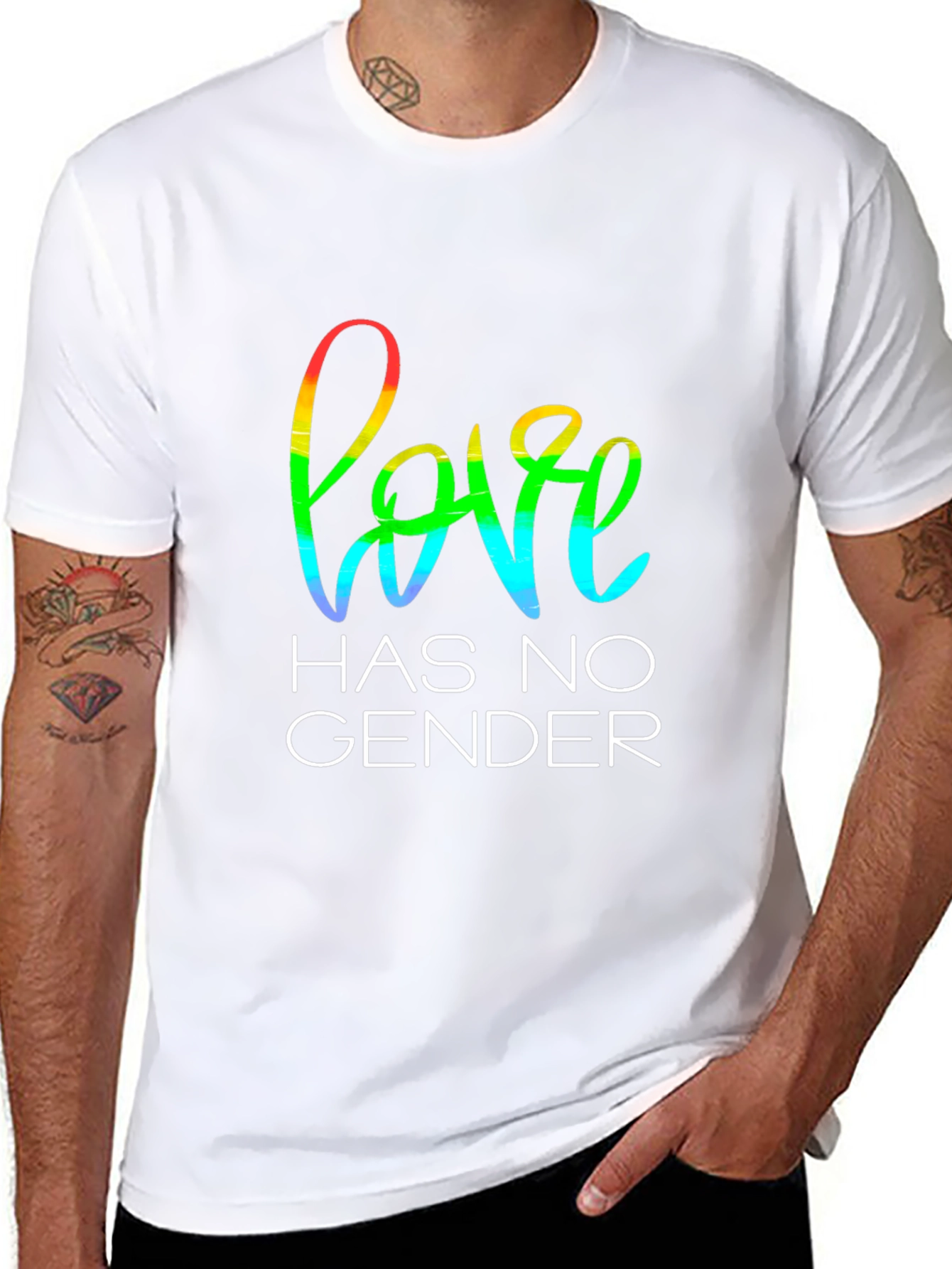Love Has No Gender Black T-Shirt