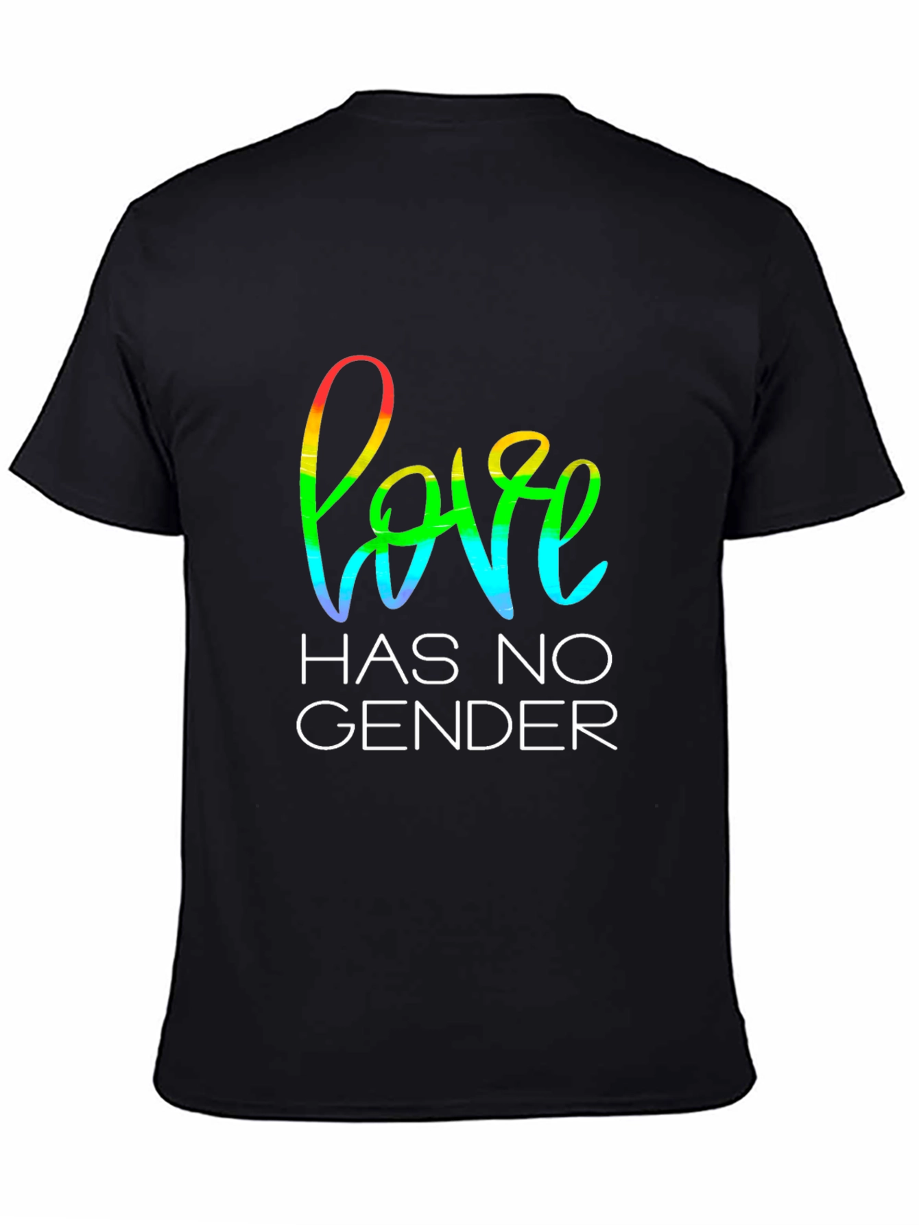 Love Has No Gender Black T-Shirt