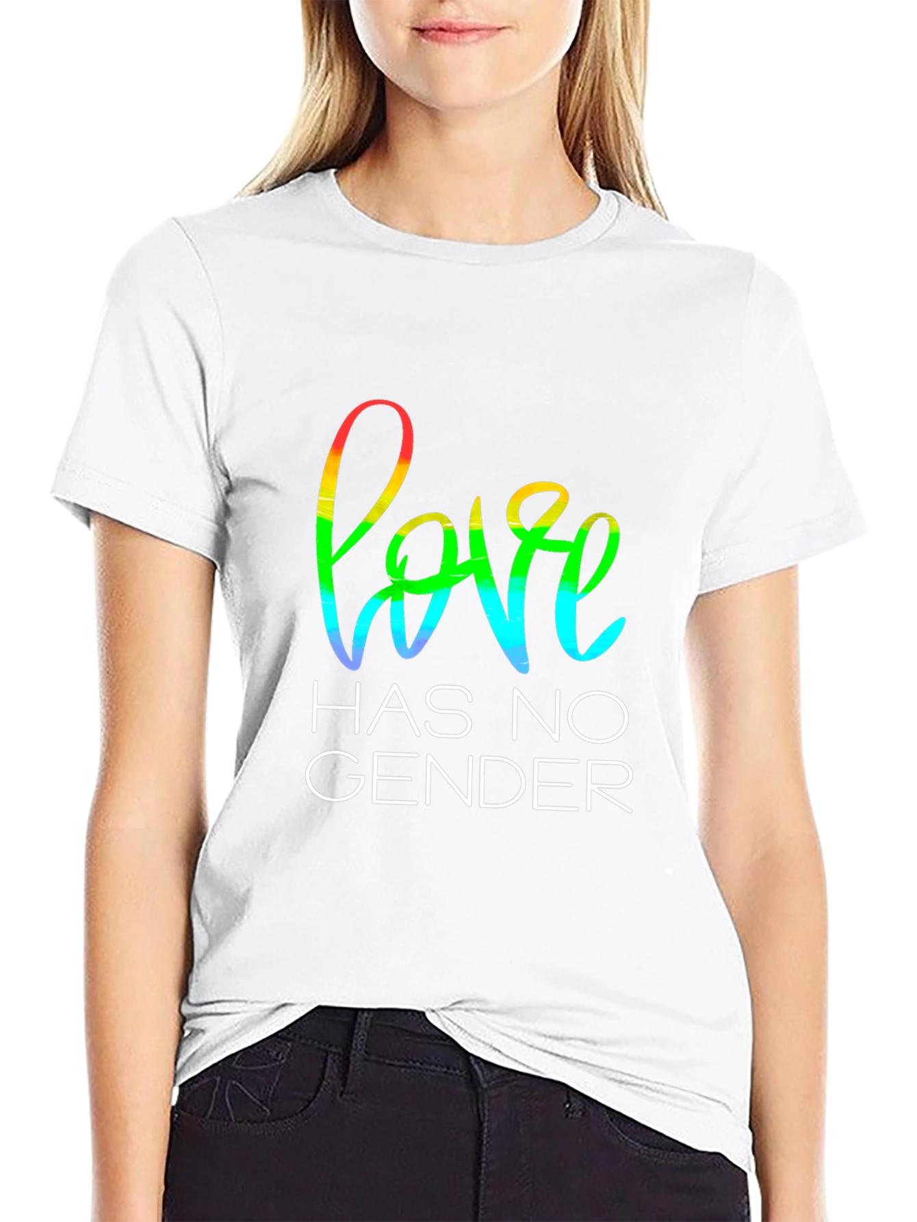 Love Has No Gender Black T-Shirt