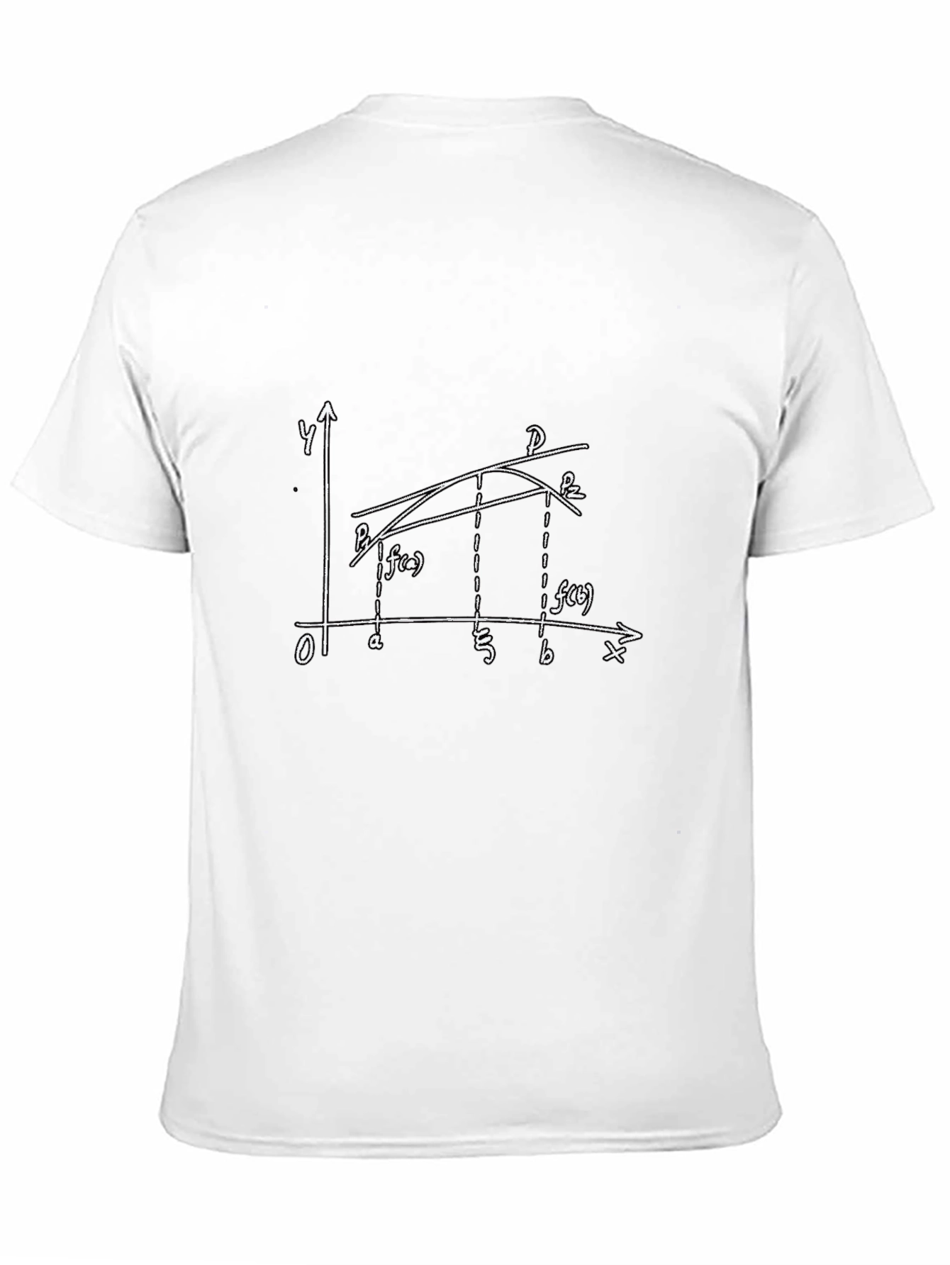 Math Graph Tee - Soft Cotton Calculus Design