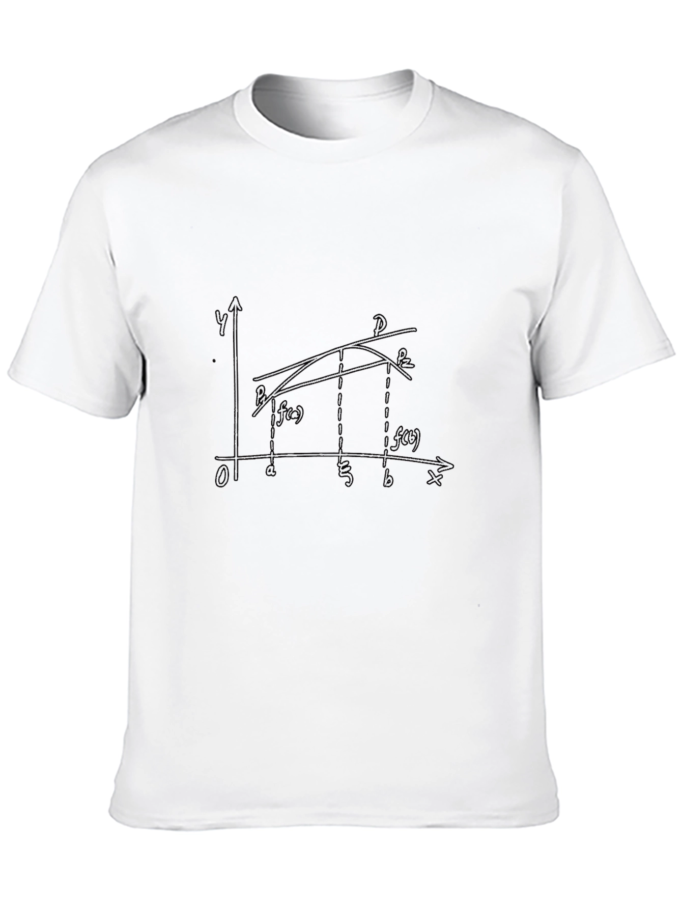Math Graph Tee - Soft Cotton Calculus Design