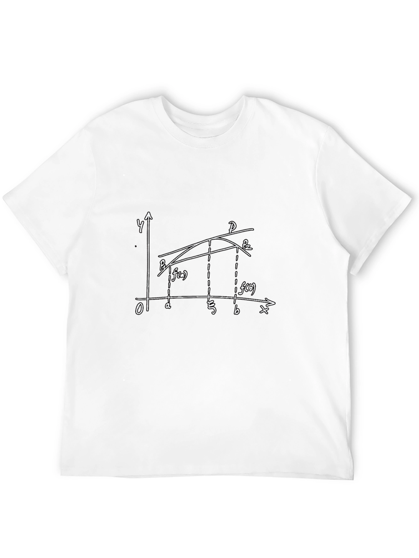 Math Graph Tee - Soft Cotton Calculus Design