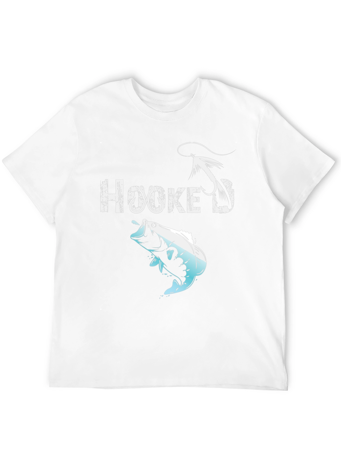 Hooked Fishing T-Shirt - Mens Graphic Tee