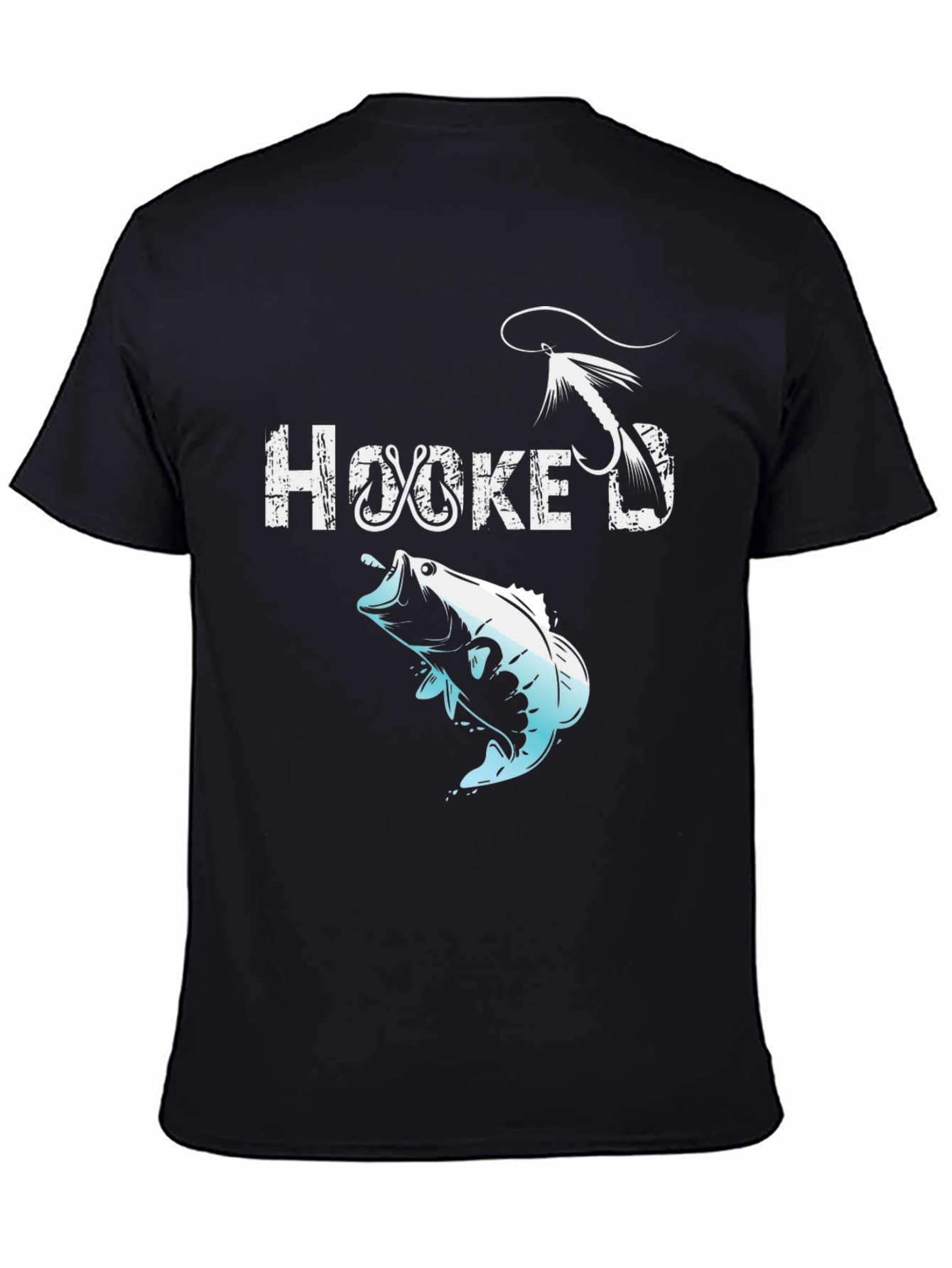 Hooked Fishing T-Shirt - Mens Graphic Tee