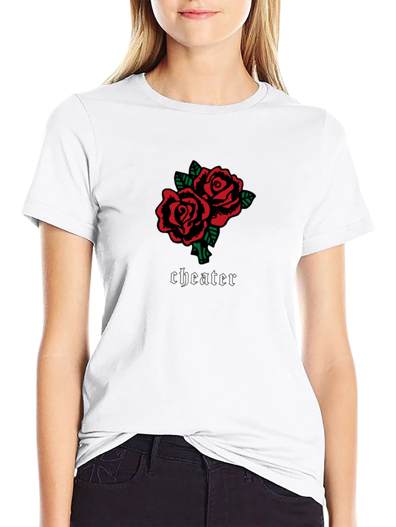 Cheater Rose Graphic Tee