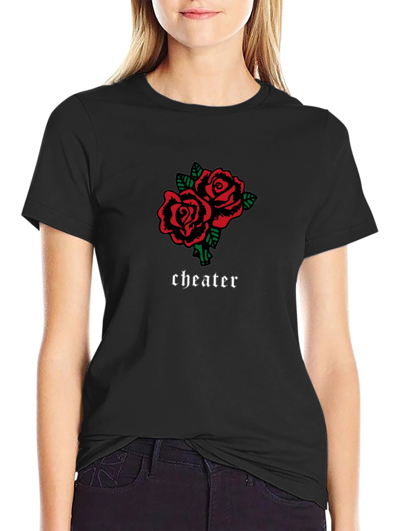 Cheater Rose Graphic Tee