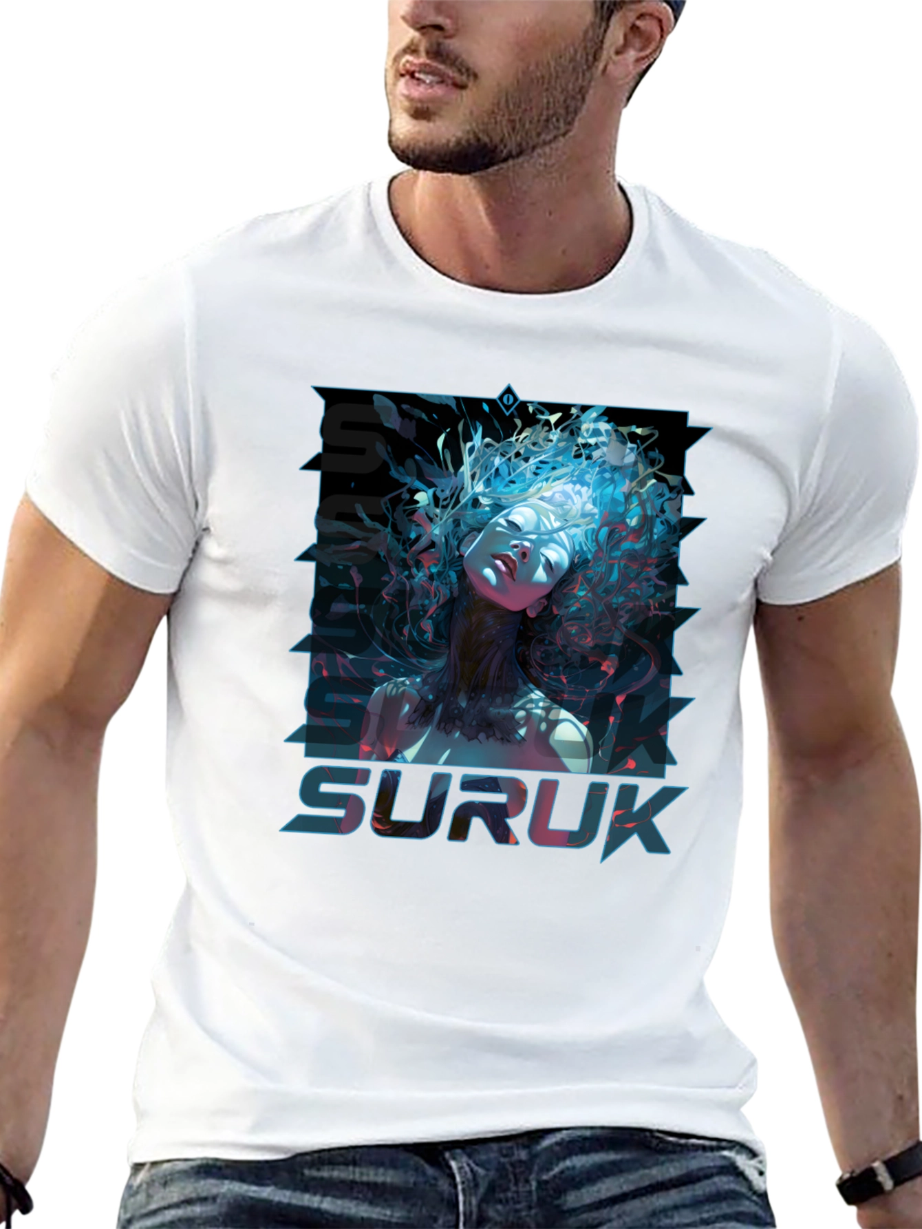 Suruk Graphic Tee - Edgy Urban Style