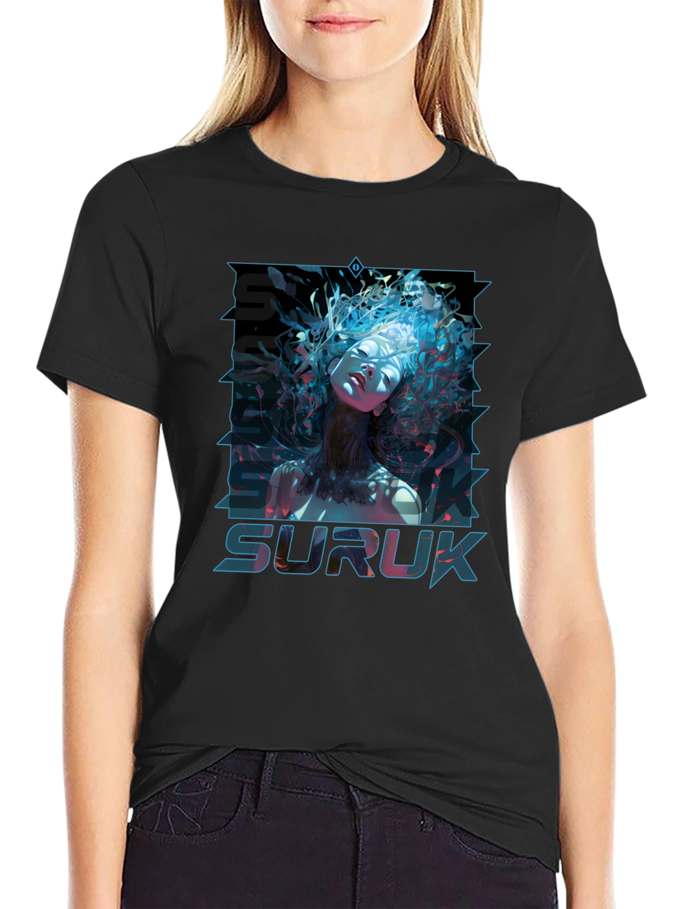 Suruk Graphic Tee - Edgy Urban Style