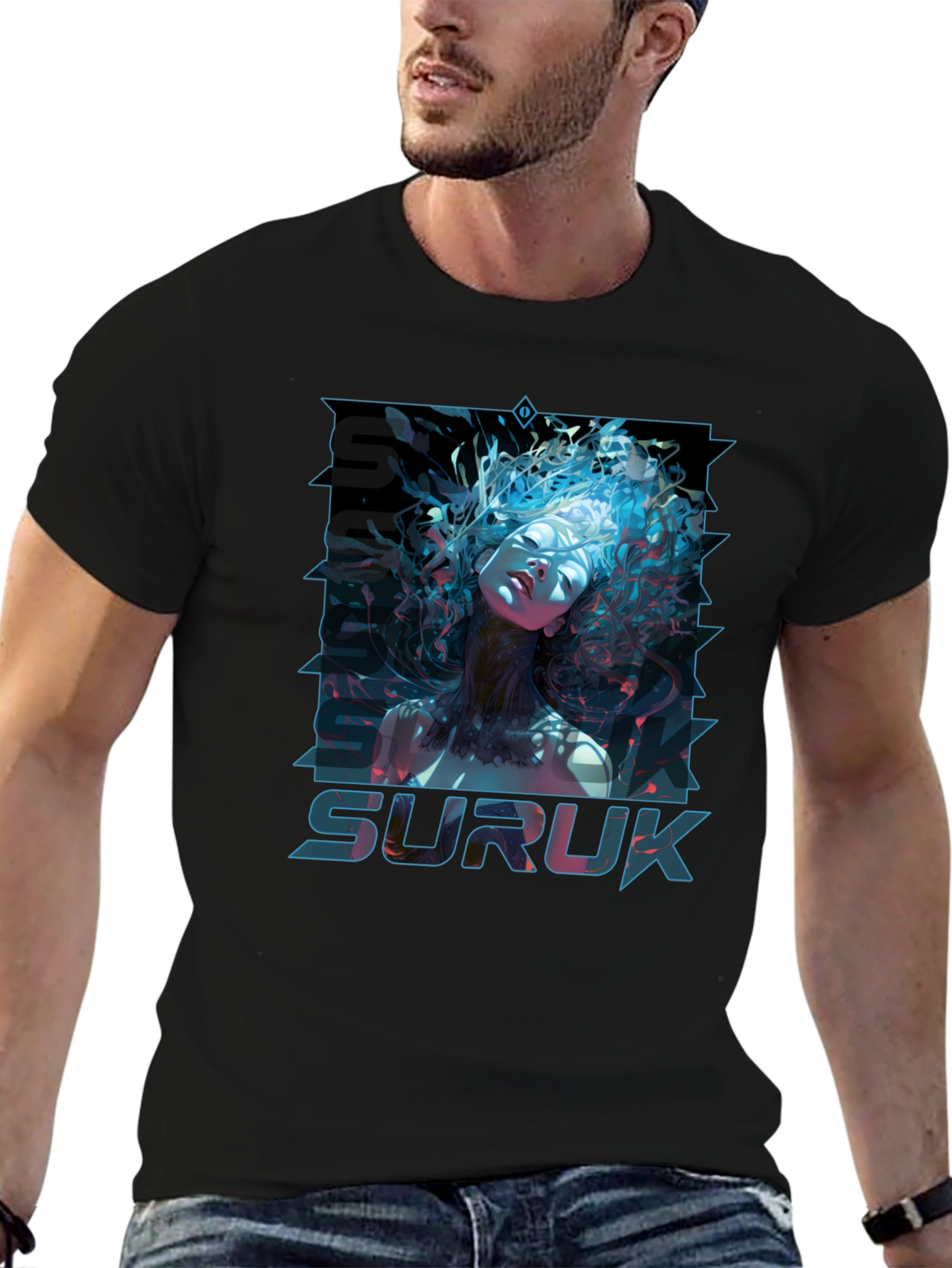 Suruk Graphic Tee - Edgy Urban Style