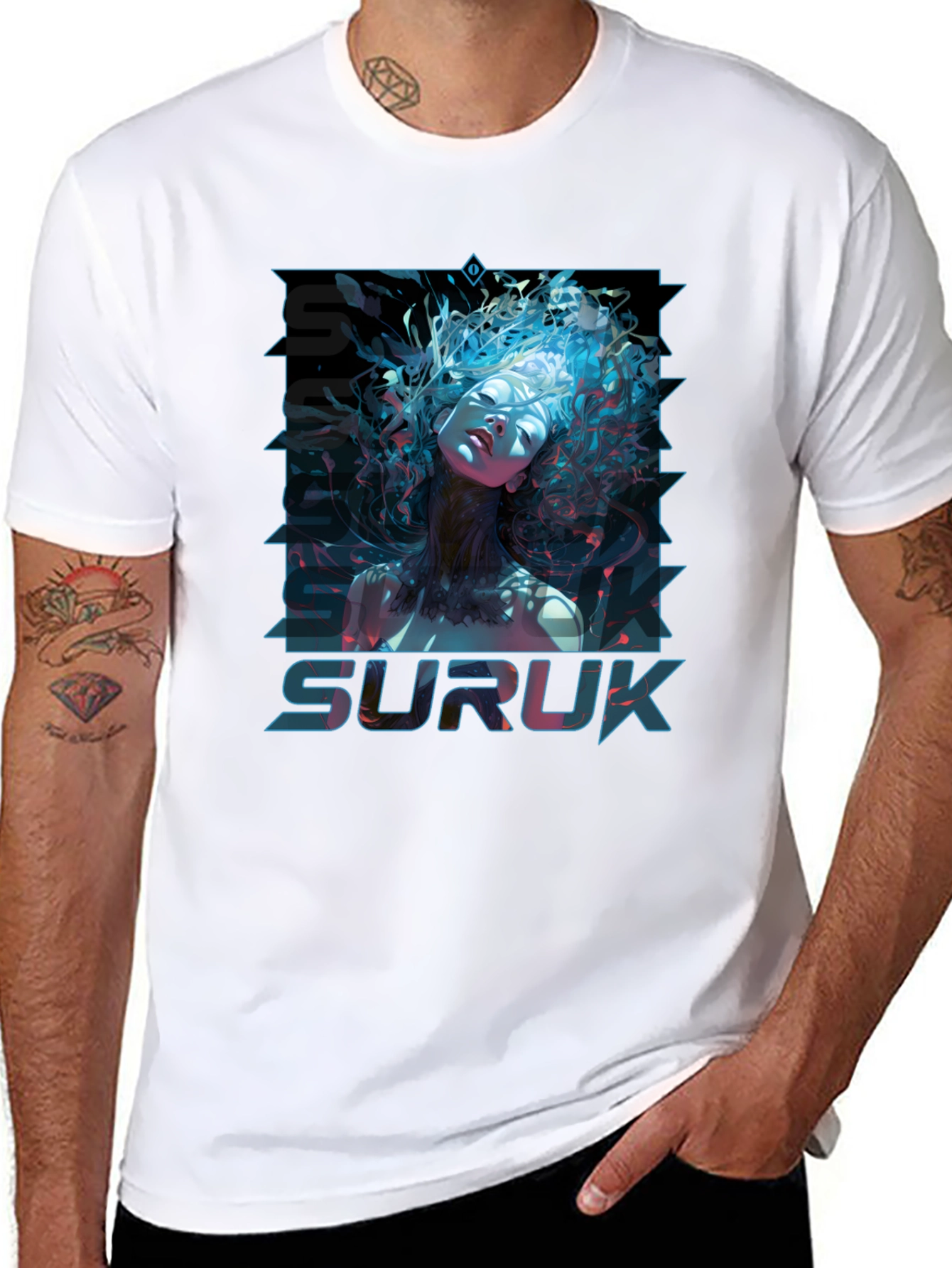 Suruk Graphic Tee - Edgy Urban Style