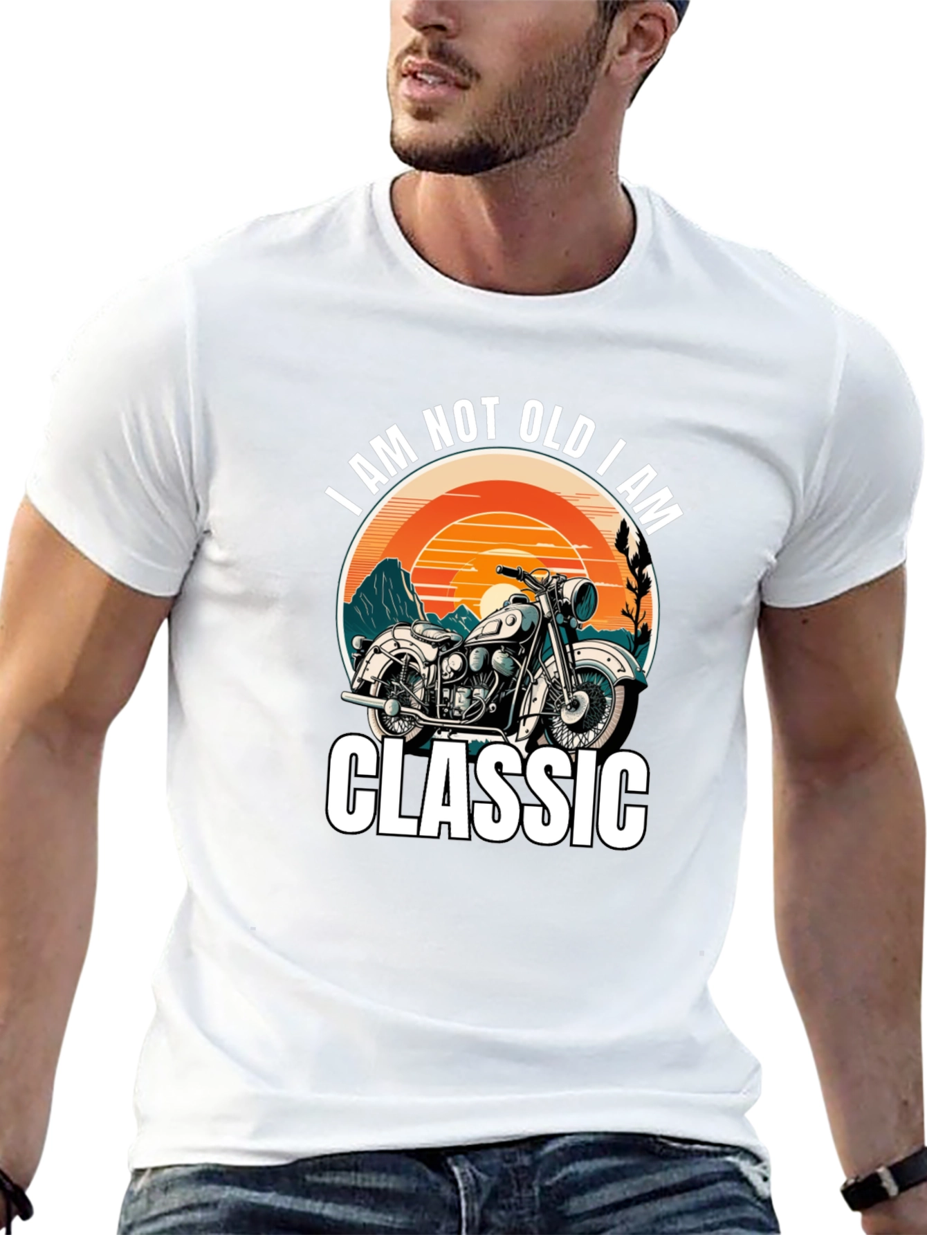 Classic Motorcycle T-Shirt - I Am Not Old