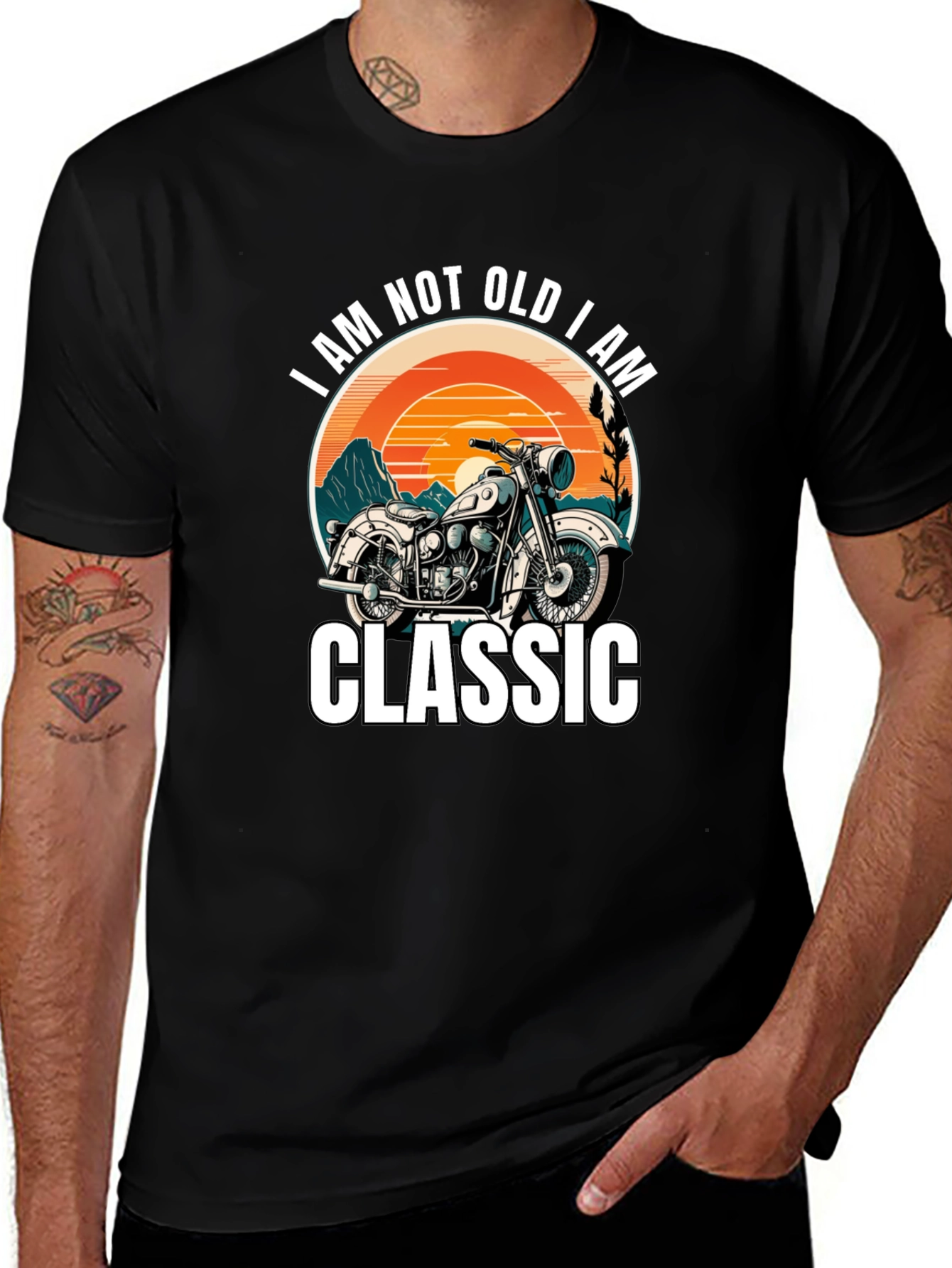 Classic Motorcycle T-Shirt - I Am Not Old