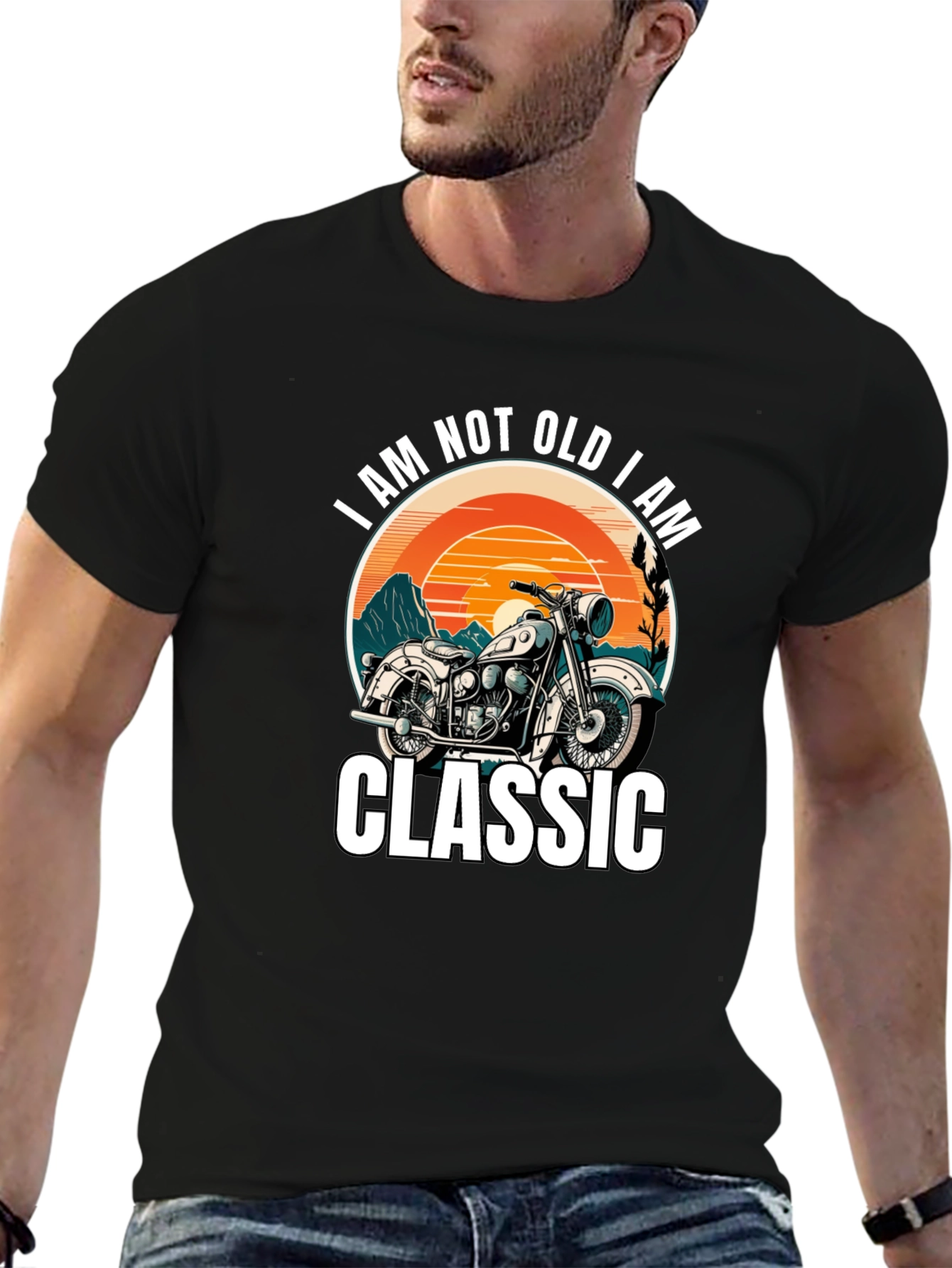 Classic Motorcycle T-Shirt - I Am Not Old