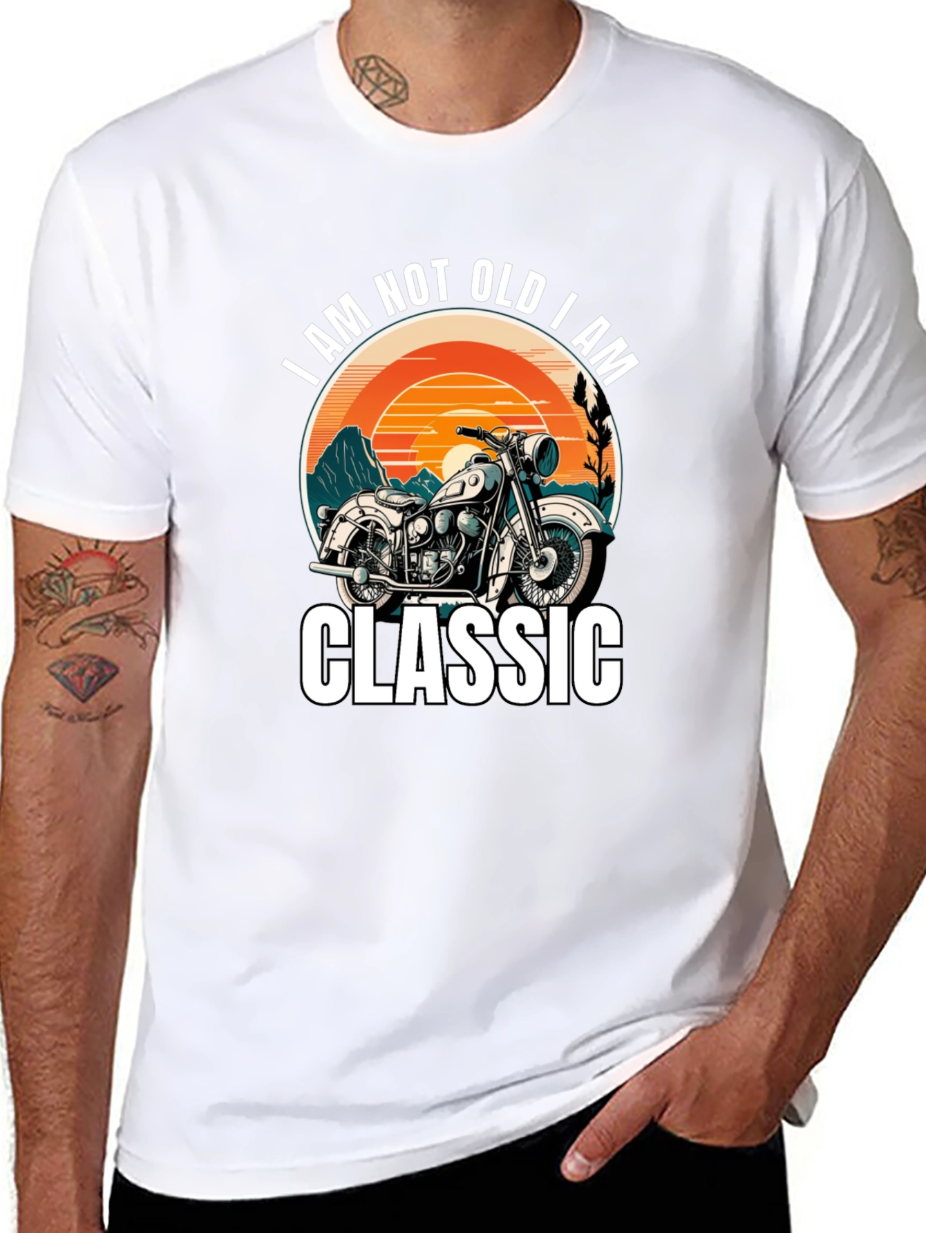 Classic Motorcycle T-Shirt - I Am Not Old
