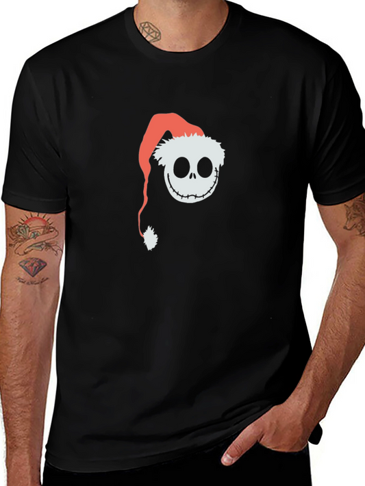 Jack Skellington Santa Hat T-Shirt