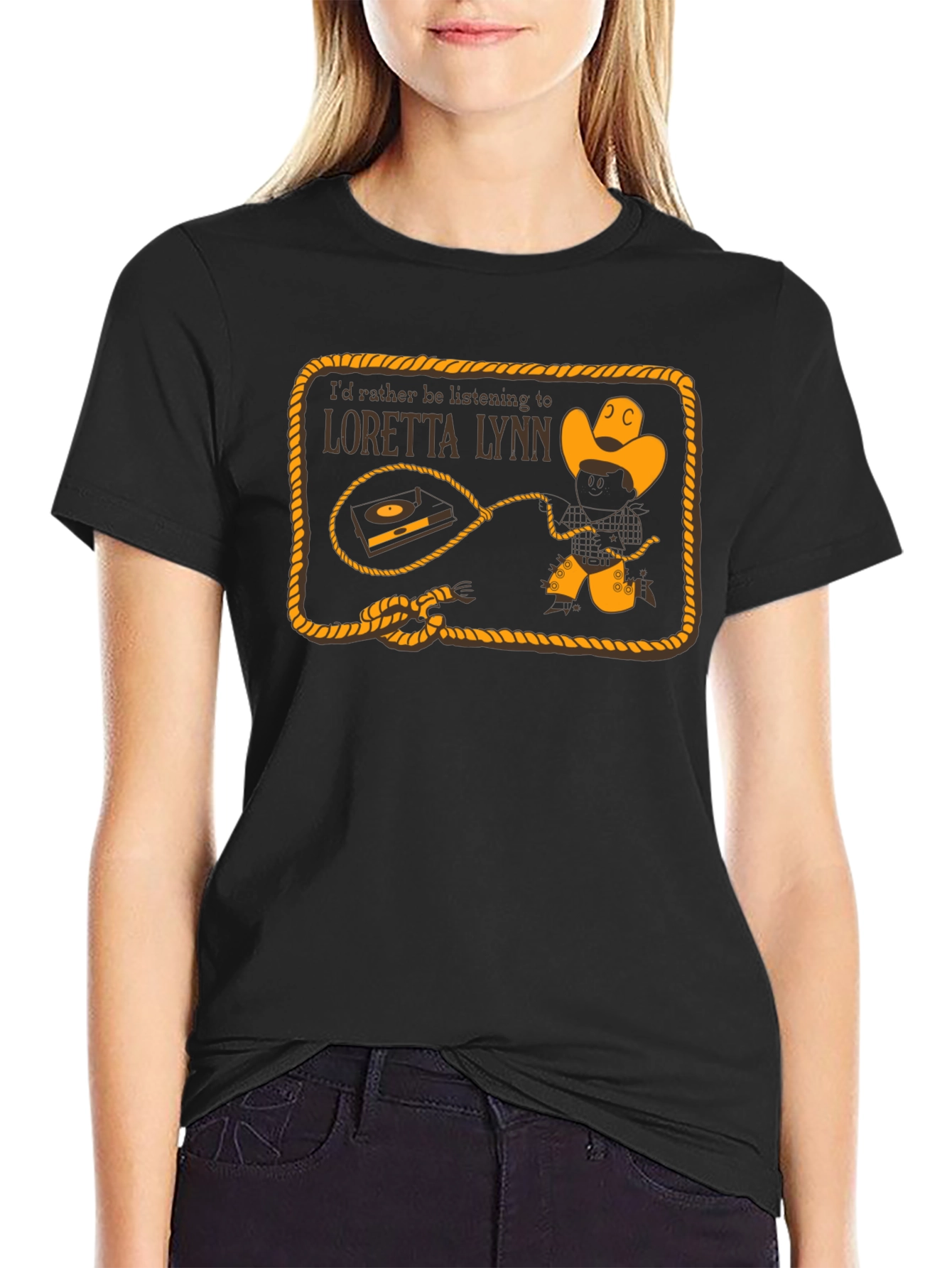 Loretta Lynn Country Music Graphic T-Shirt