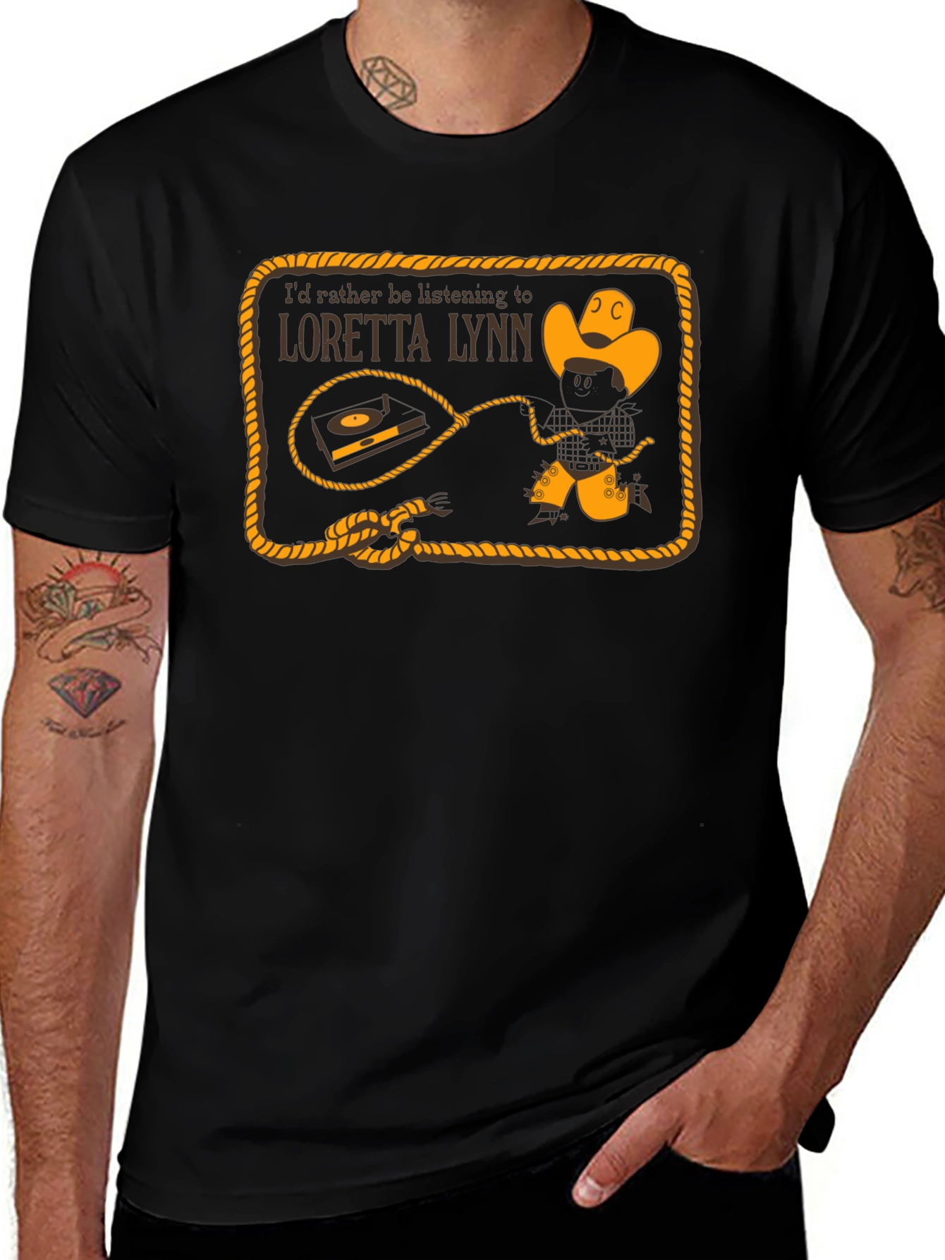 Loretta Lynn Country Music Graphic T-Shirt