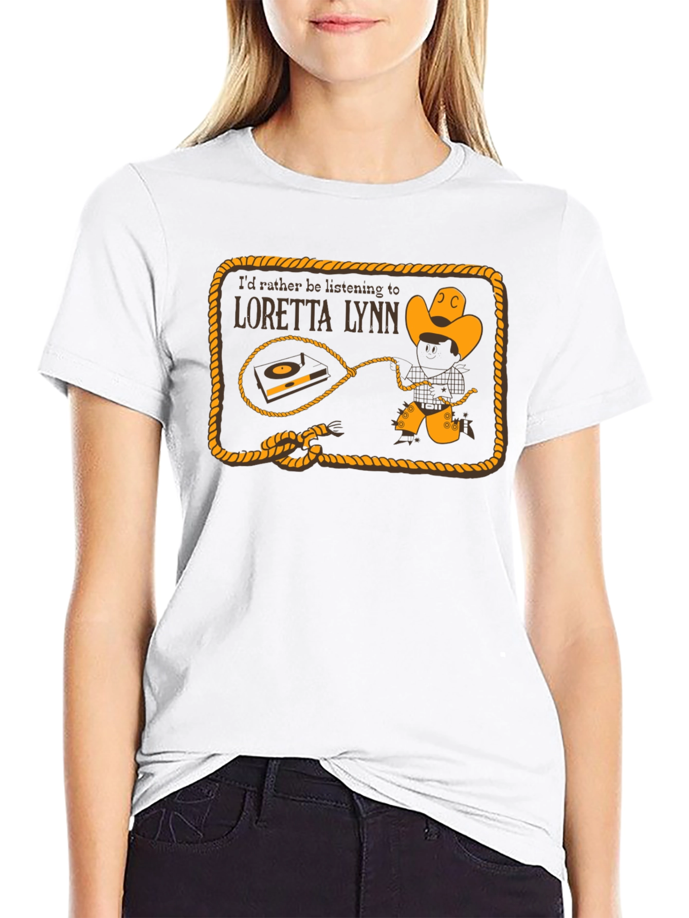 Loretta Lynn Country Music Graphic T-Shirt