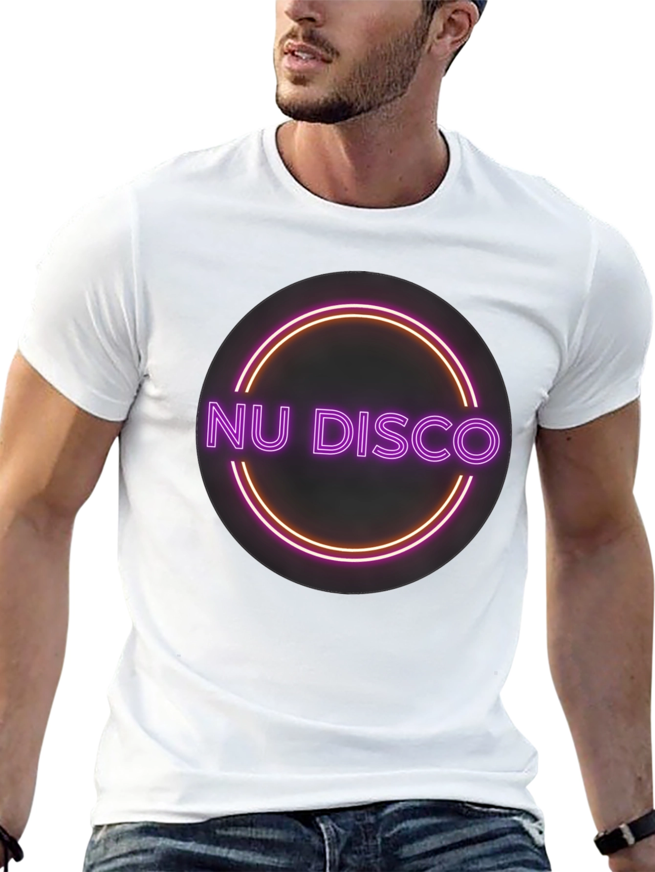 Nu Disco Neon T-Shirt - Retro Music Tee