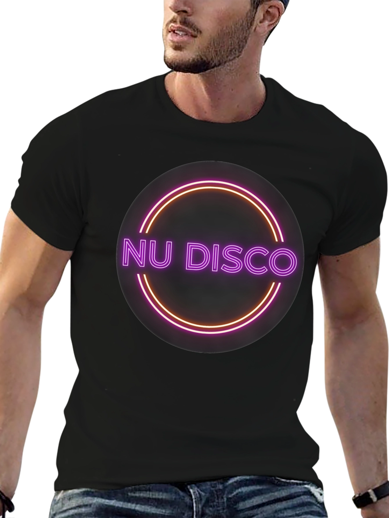 Nu Disco Neon T-Shirt - Retro Music Tee