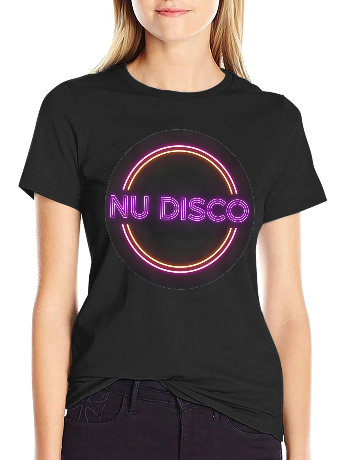 Nu Disco Neon T-Shirt - Retro Music Tee