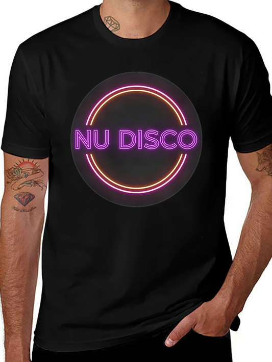 Nu Disco Neon T-Shirt - Retro Music Tee