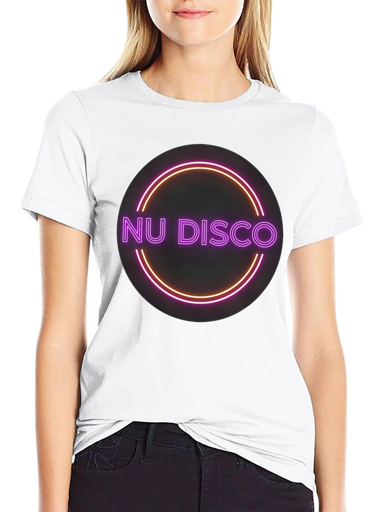 Nu Disco Neon T-Shirt - Retro Music Tee