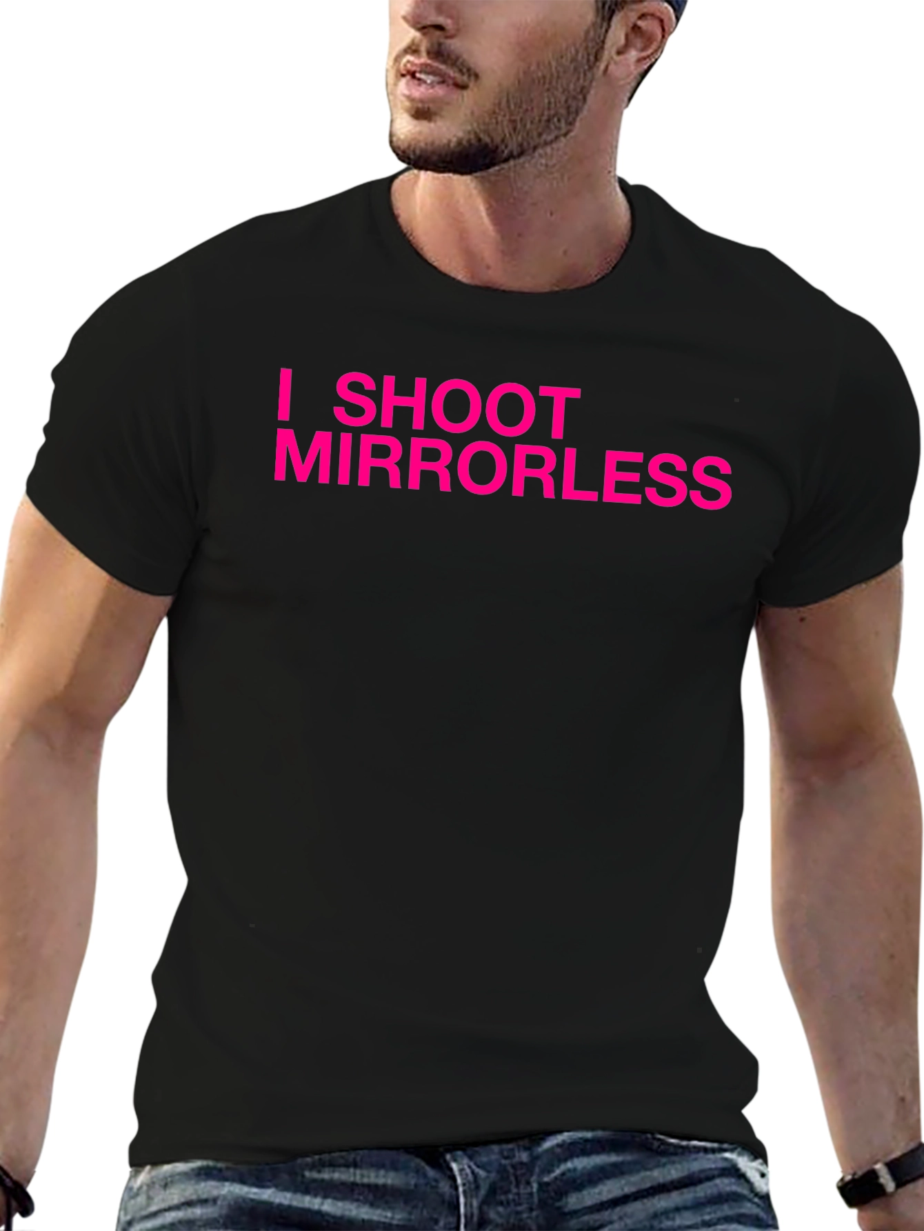 I Shoot Mirrorless T-Shirt - Photographer Apparel