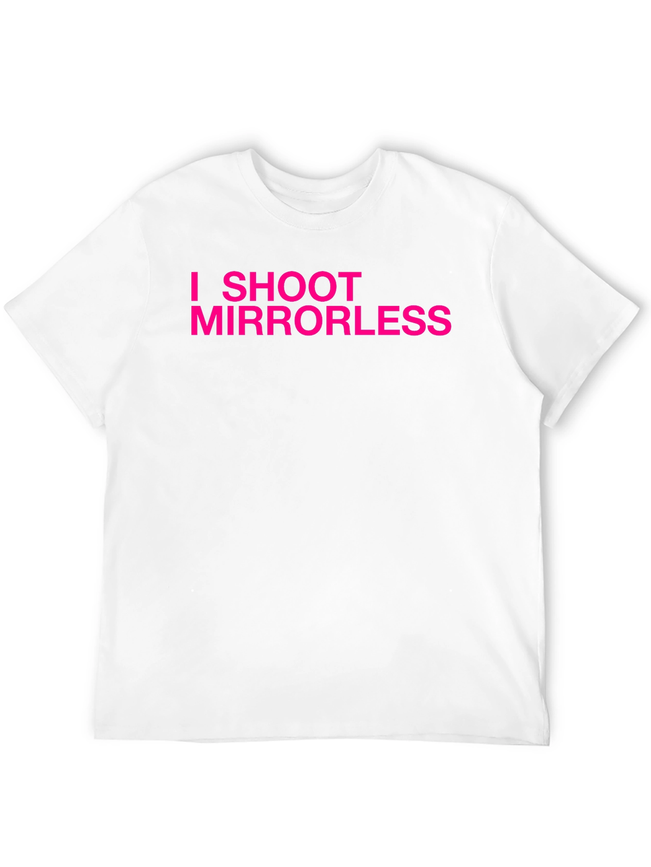 I Shoot Mirrorless T-Shirt - Photographer Apparel