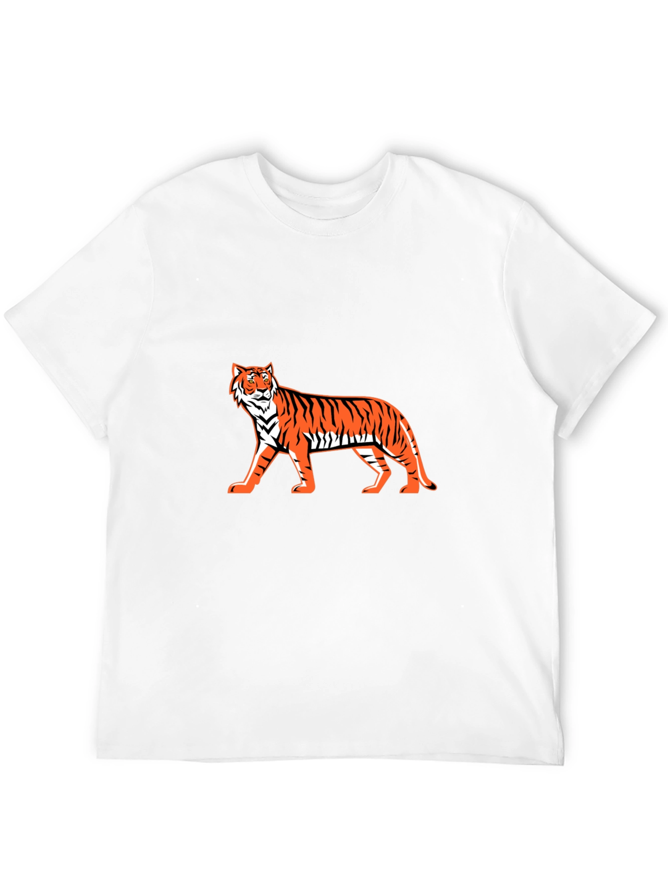 Bold Tiger Graphic Tee - Stylish Black T-Shirt