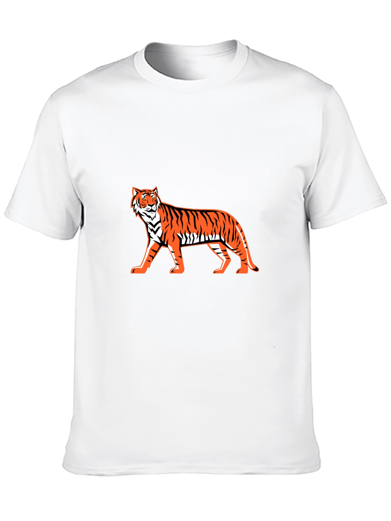 Bold Tiger Graphic Tee - Stylish Black T-Shirt