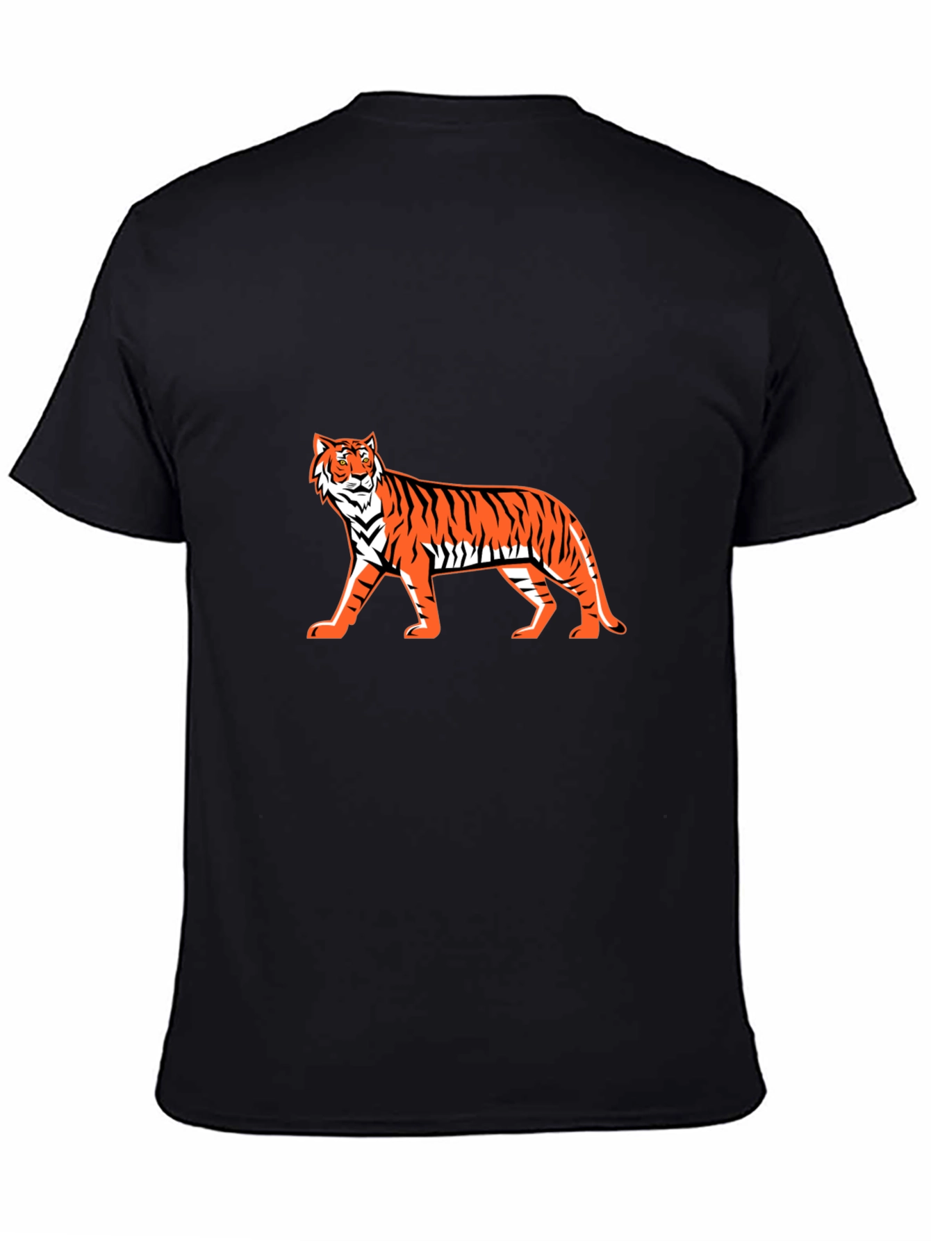 Bold Tiger Graphic Tee - Stylish Black T-Shirt