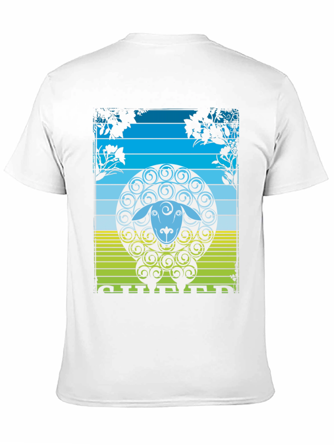Sheep Graphic T-Shirt - Nature Inspired Design