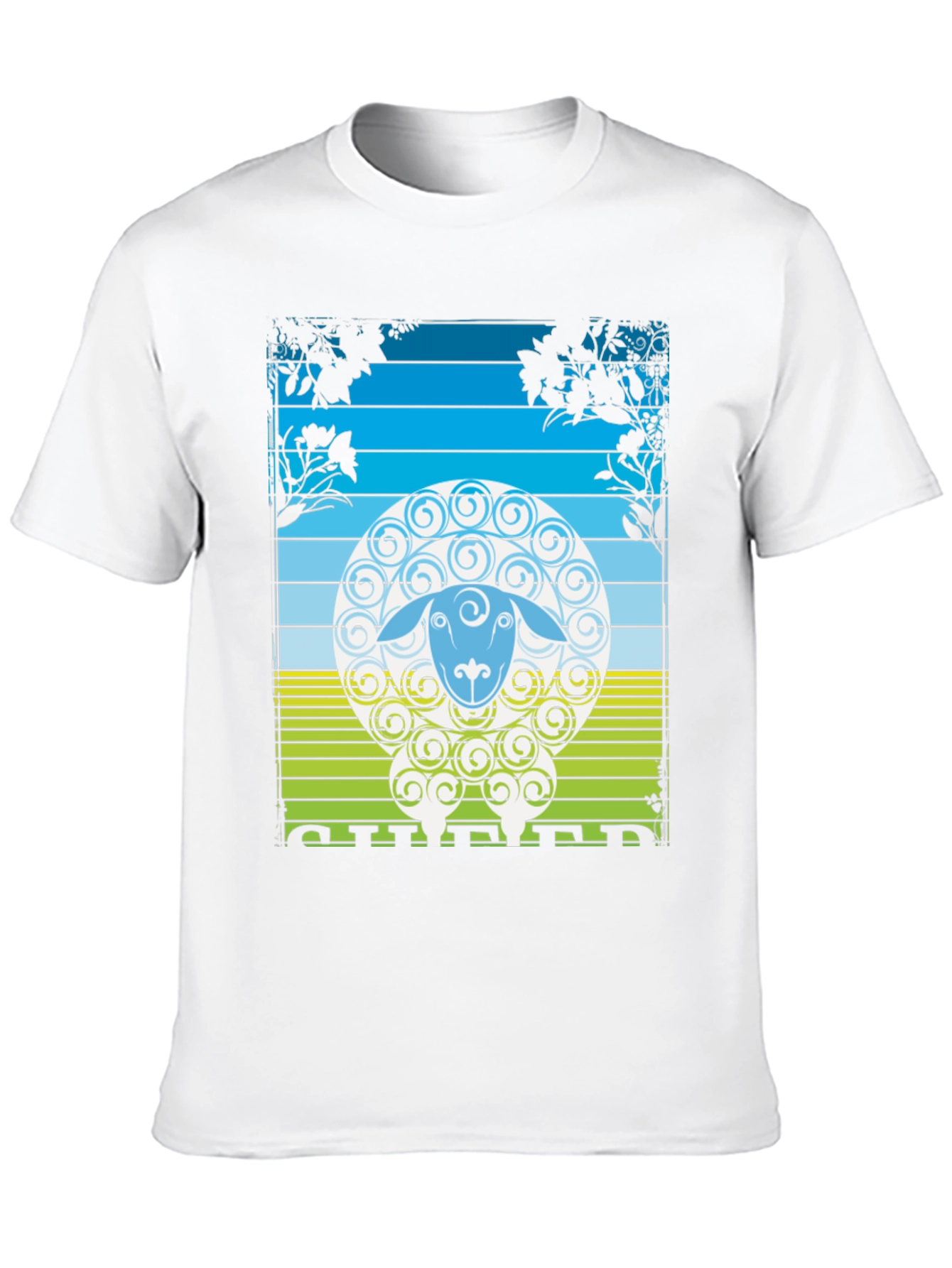 Sheep Graphic T-Shirt - Nature Inspired Design