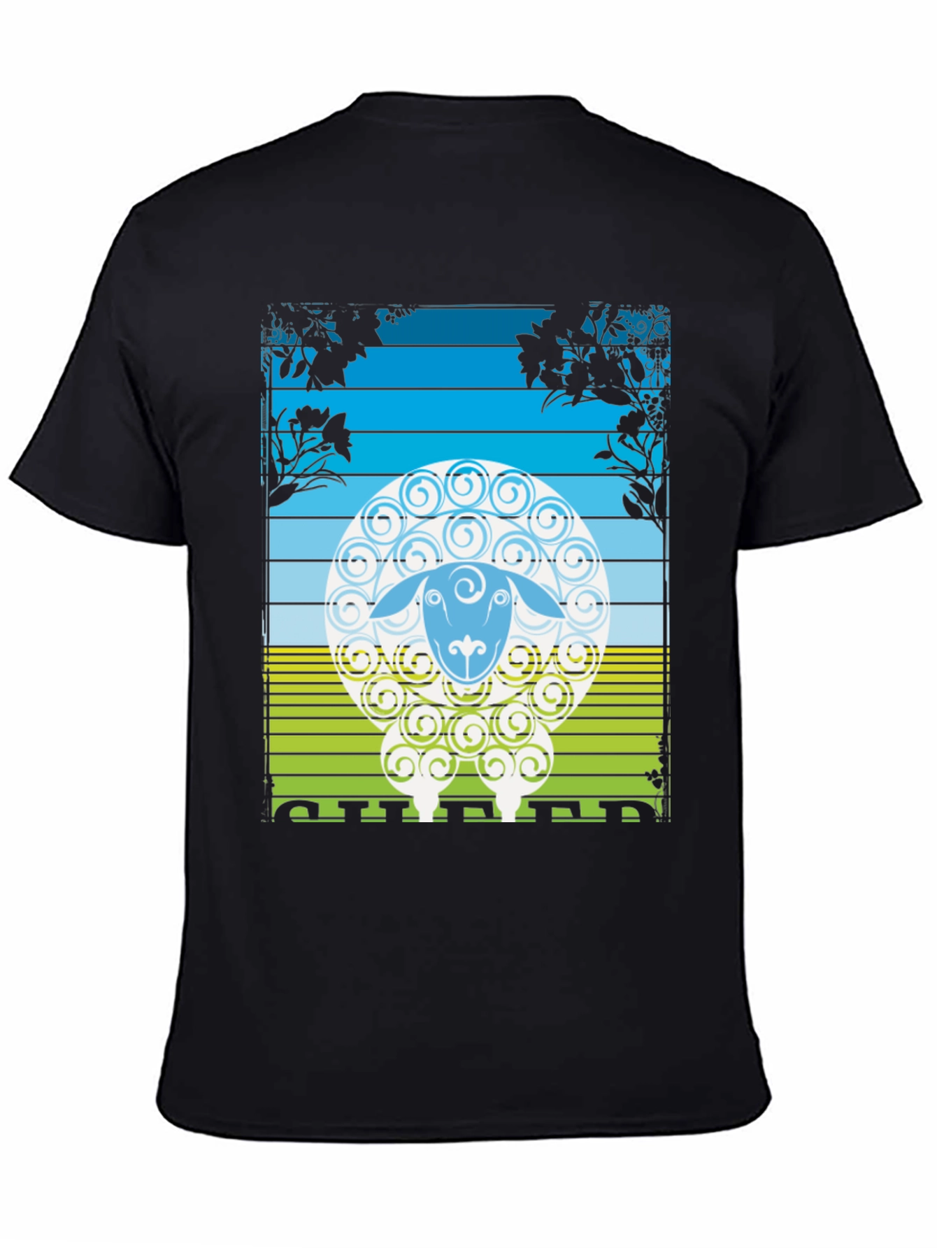 Sheep Graphic T-Shirt - Nature Inspired Design