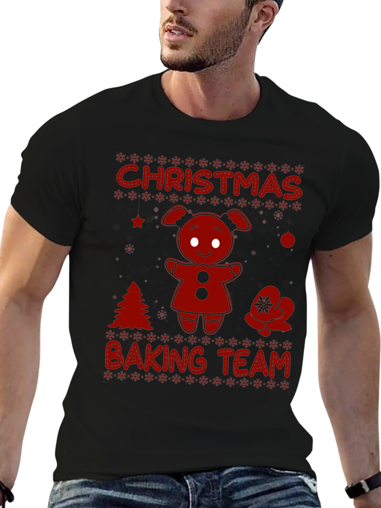 Christmas Baking Team Gingerbread Tee