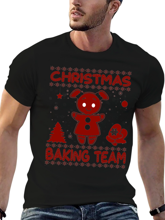 Christmas Baking Team Gingerbread Tee