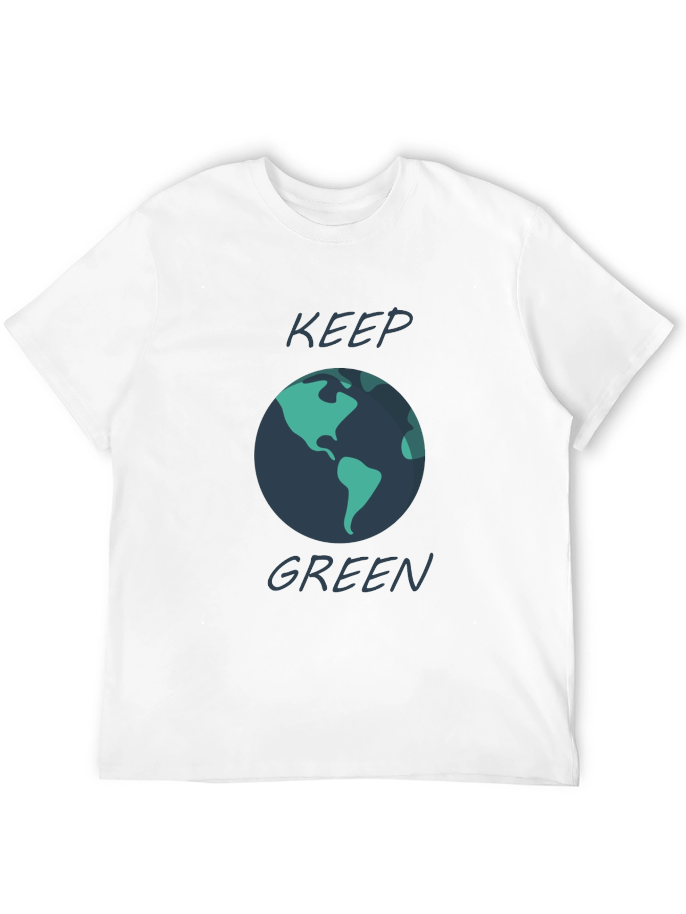 Keep Green Graphic Tee - Eco-Friendly Shirt