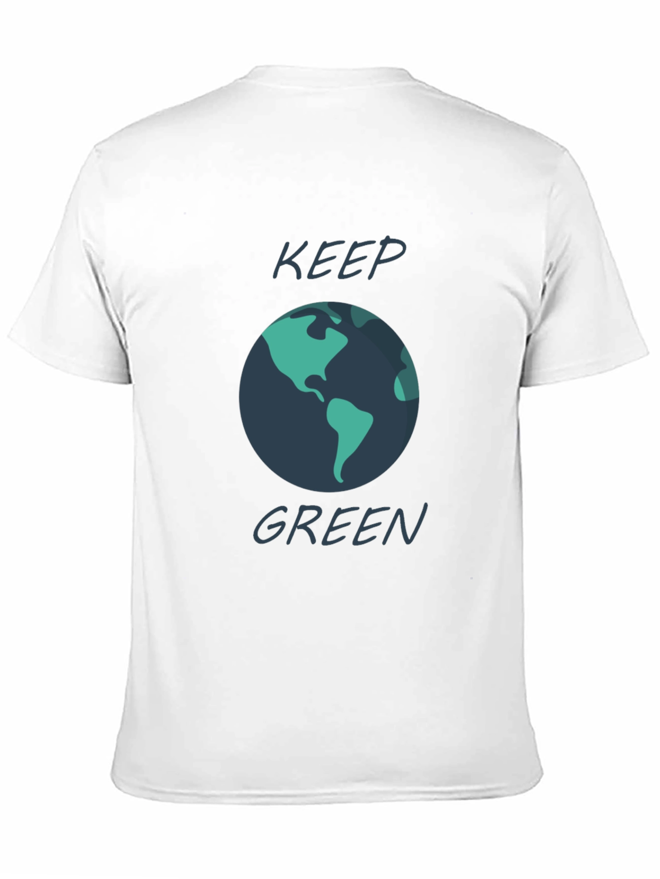 Keep Green Graphic Tee - Eco-Friendly Shirt