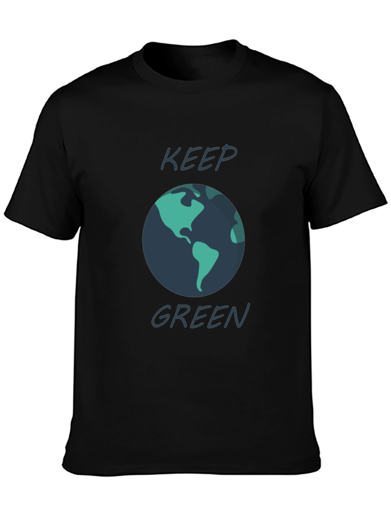 Keep Green Graphic Tee - Eco-Friendly Shirt