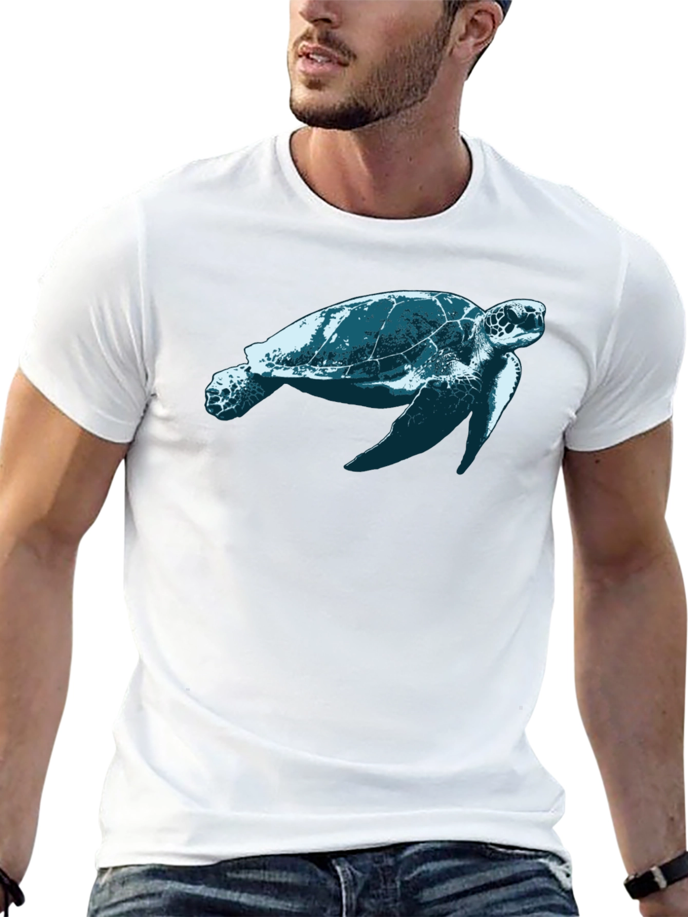 Turtle Graphic Black T-Shirt | Stylish and Comfortable