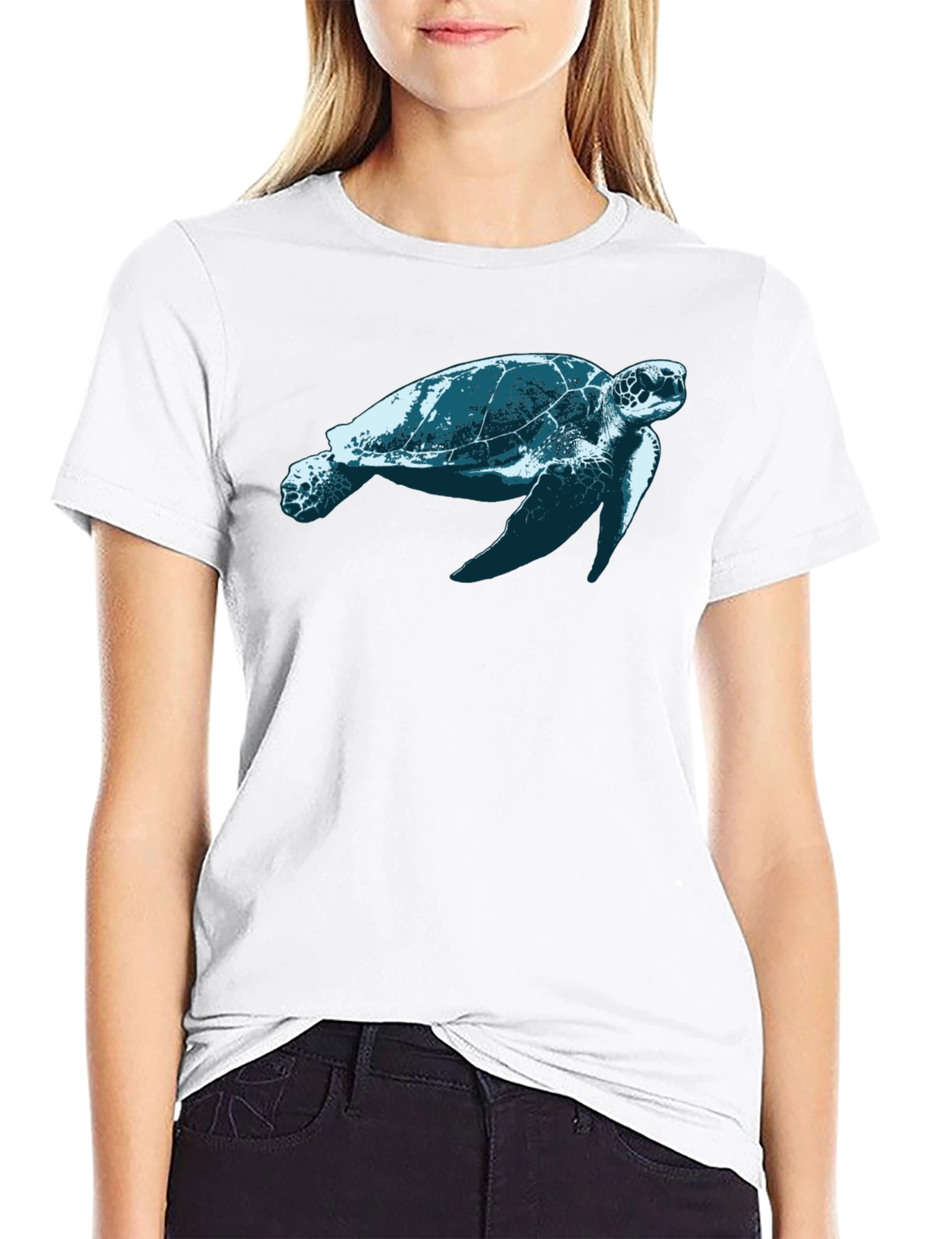 Turtle Graphic Black T-Shirt | Stylish and Comfortable