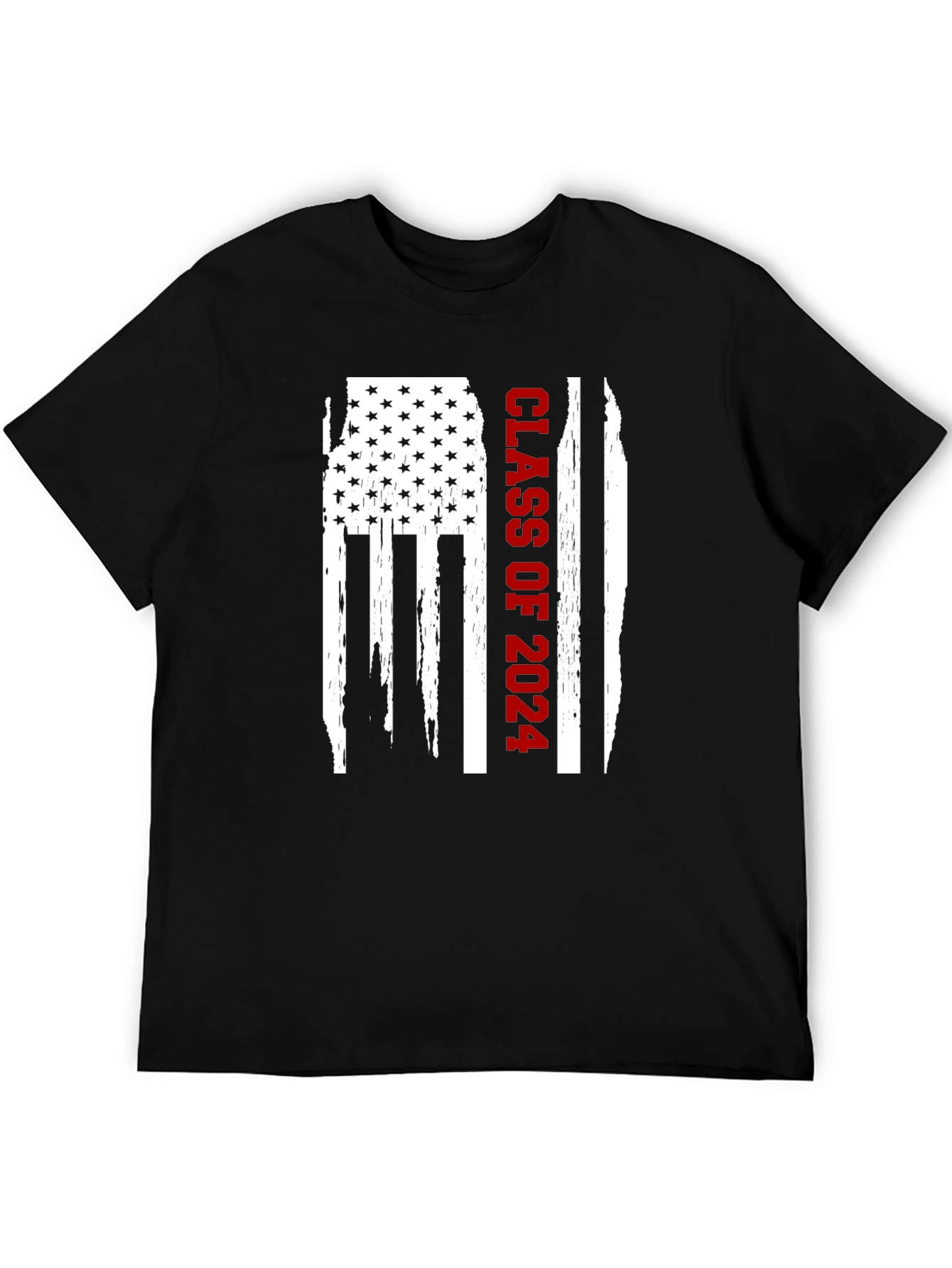 Class of 2024 American Flag T-Shirt