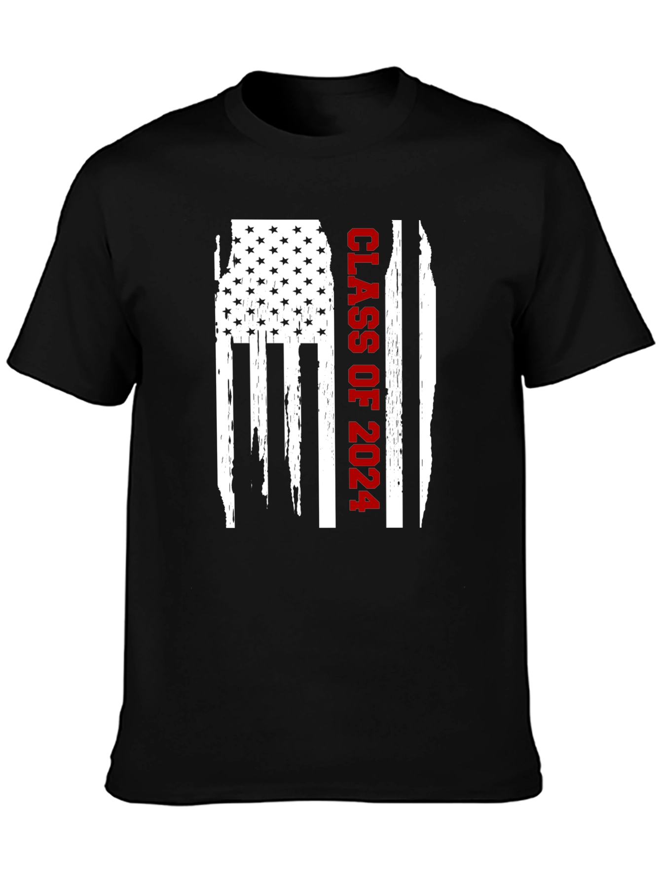 Class of 2024 American Flag T-Shirt