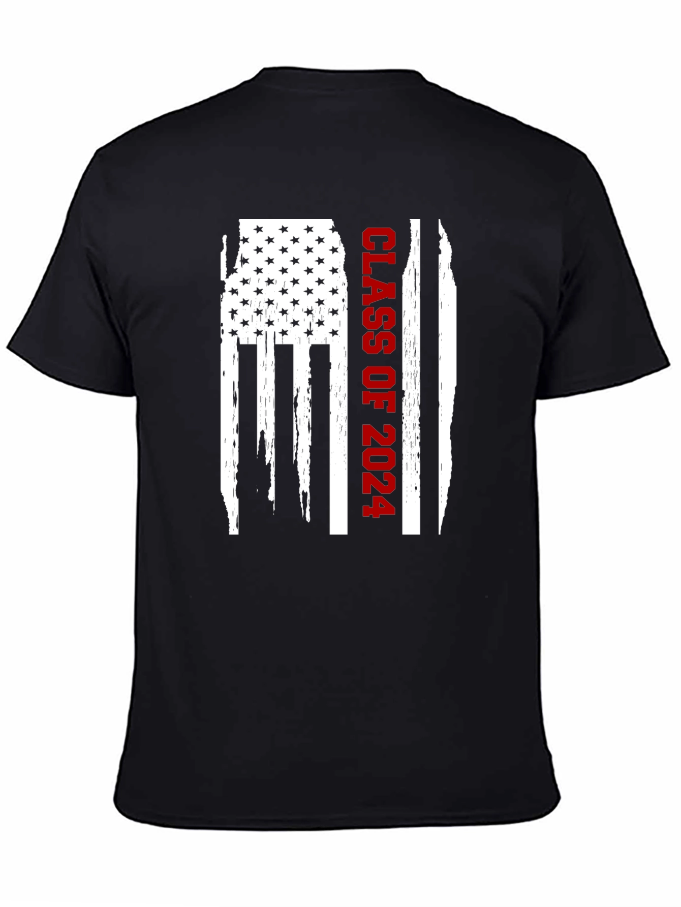 Class of 2024 American Flag T-Shirt